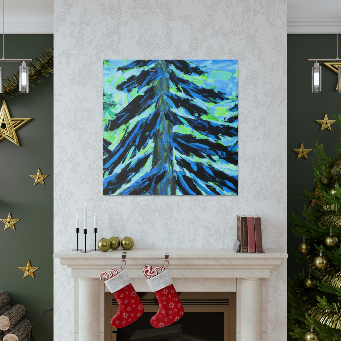 Spruce Tree Splendor - Canvas