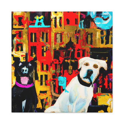 Dogs in Baroque Style - Canvas