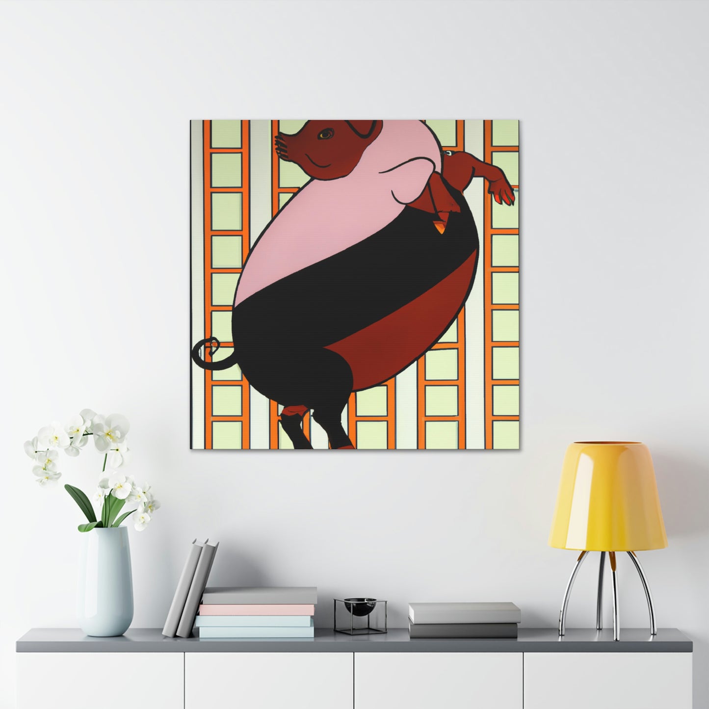 Piggy's Plump Palette - Canvas