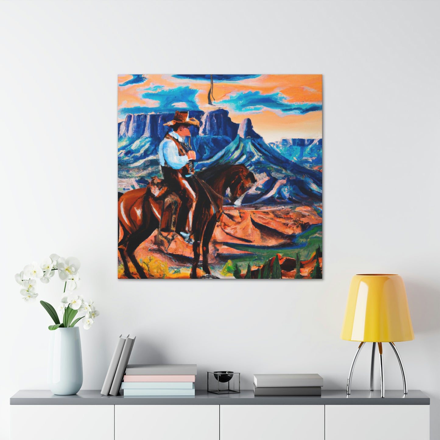 Saddle in Splendor - Canvas