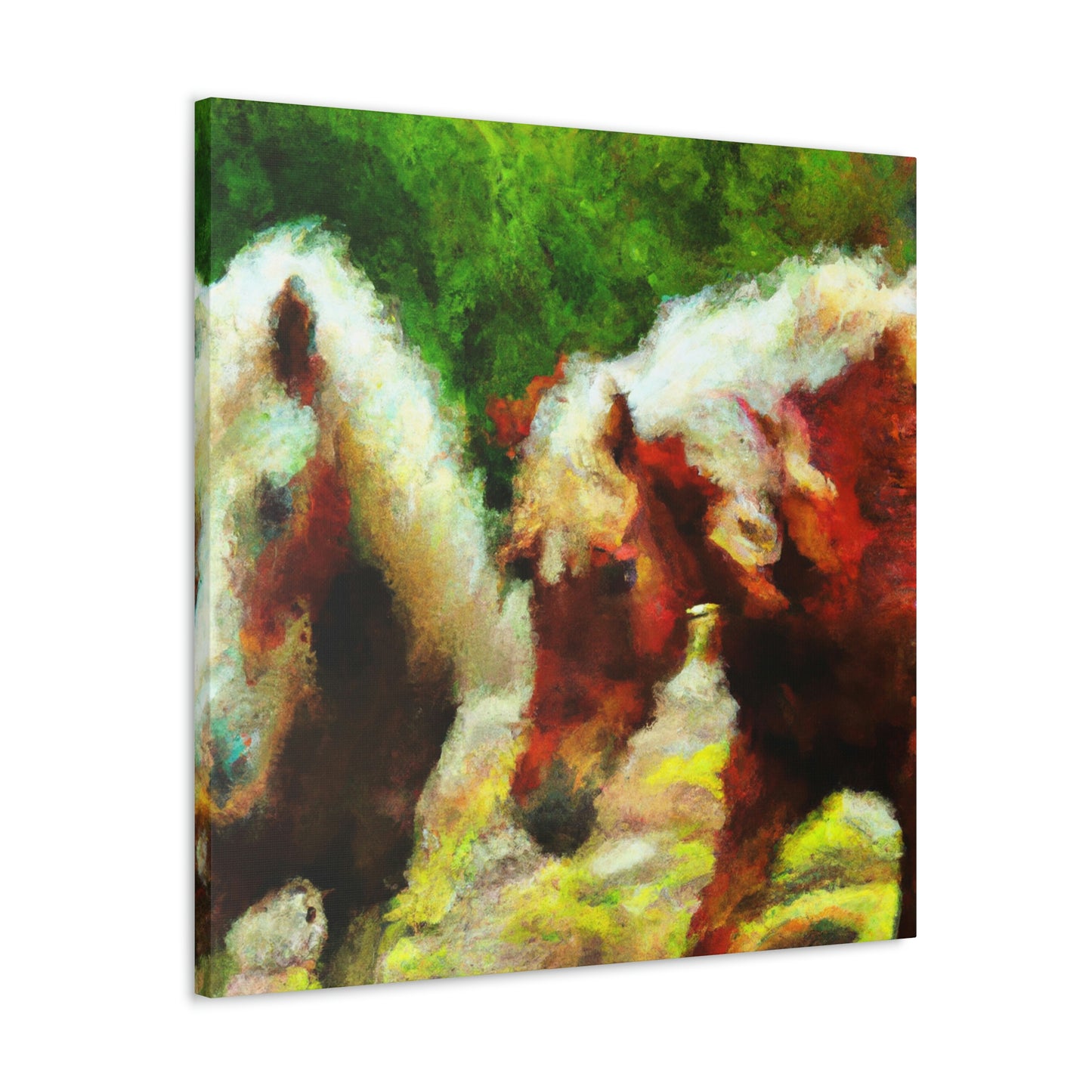 Horses in Impressionism - Canvas