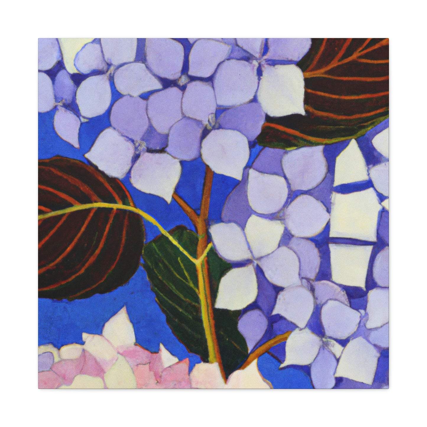 "Hydrangea in Sunrise" - Canvas