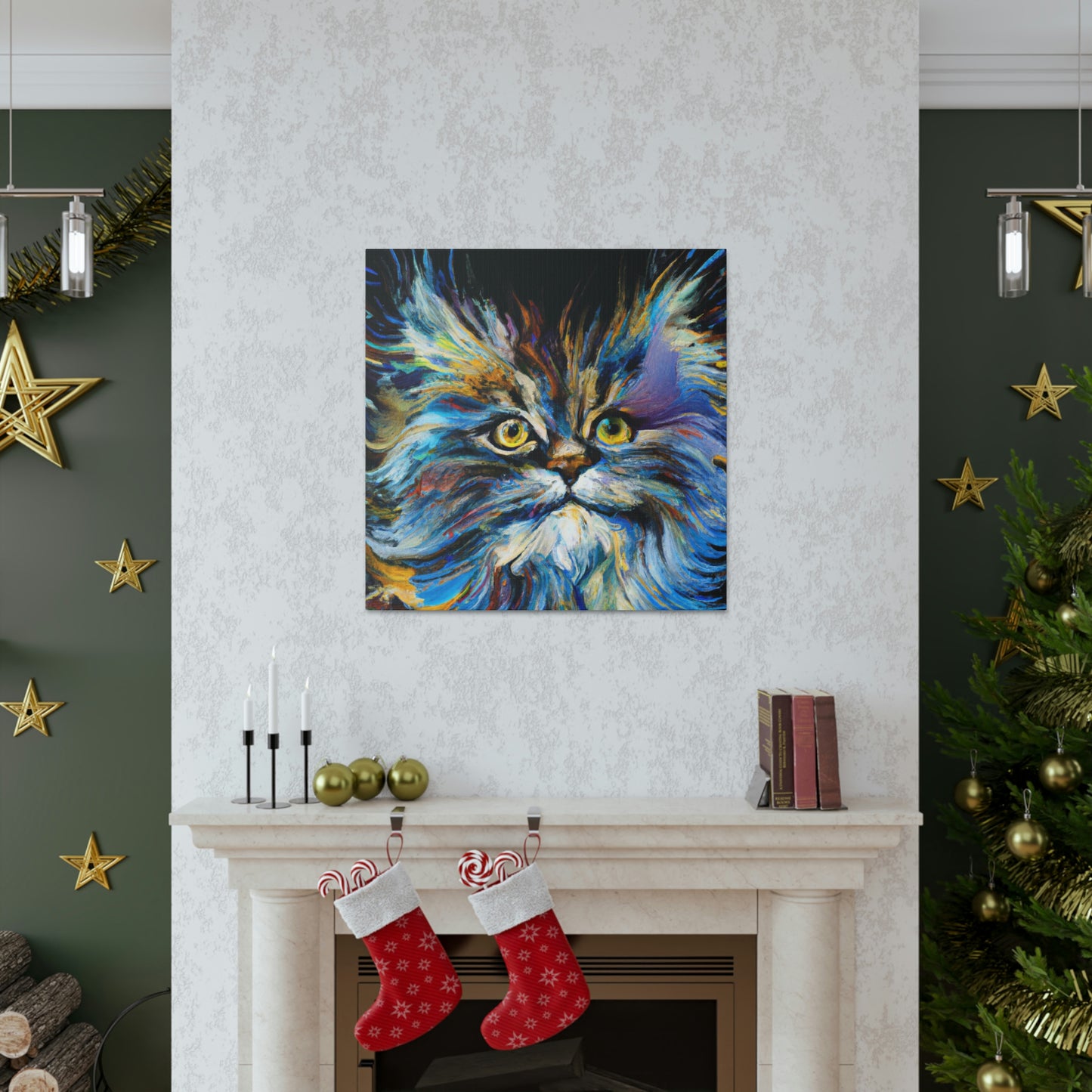 Maine Coon Expressionism - Canvas