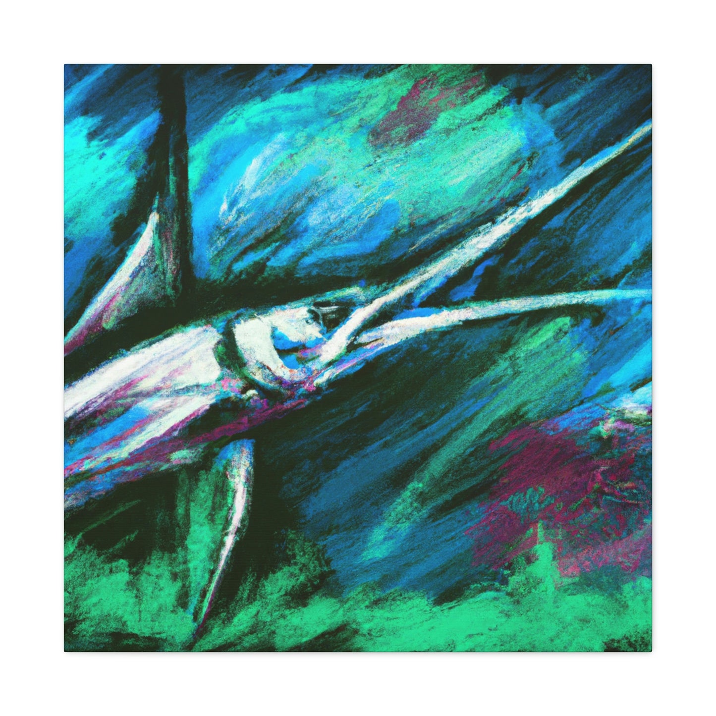 Swordfish Sword Dance - Canvas