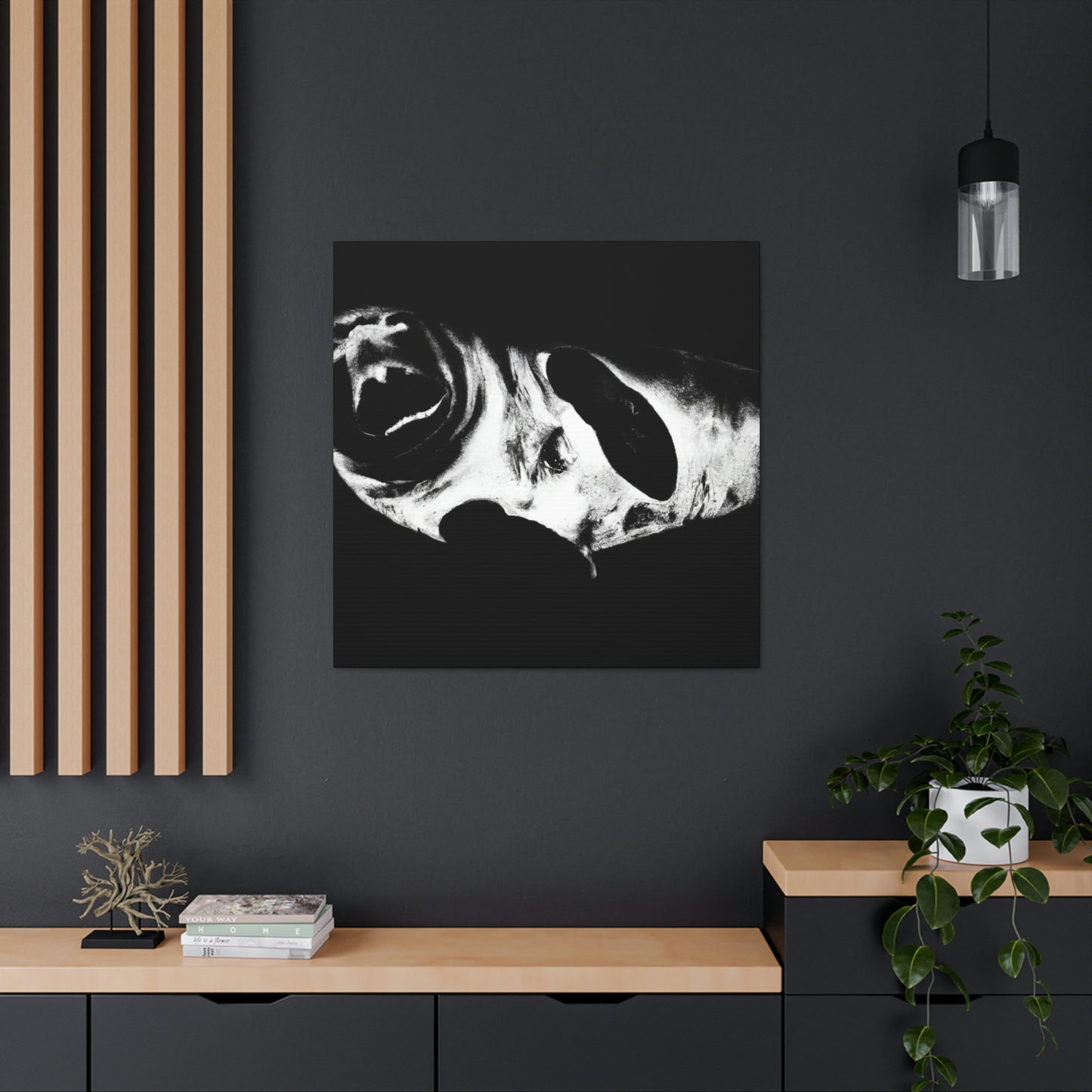 "Manatee in Moonlight" - Canvas