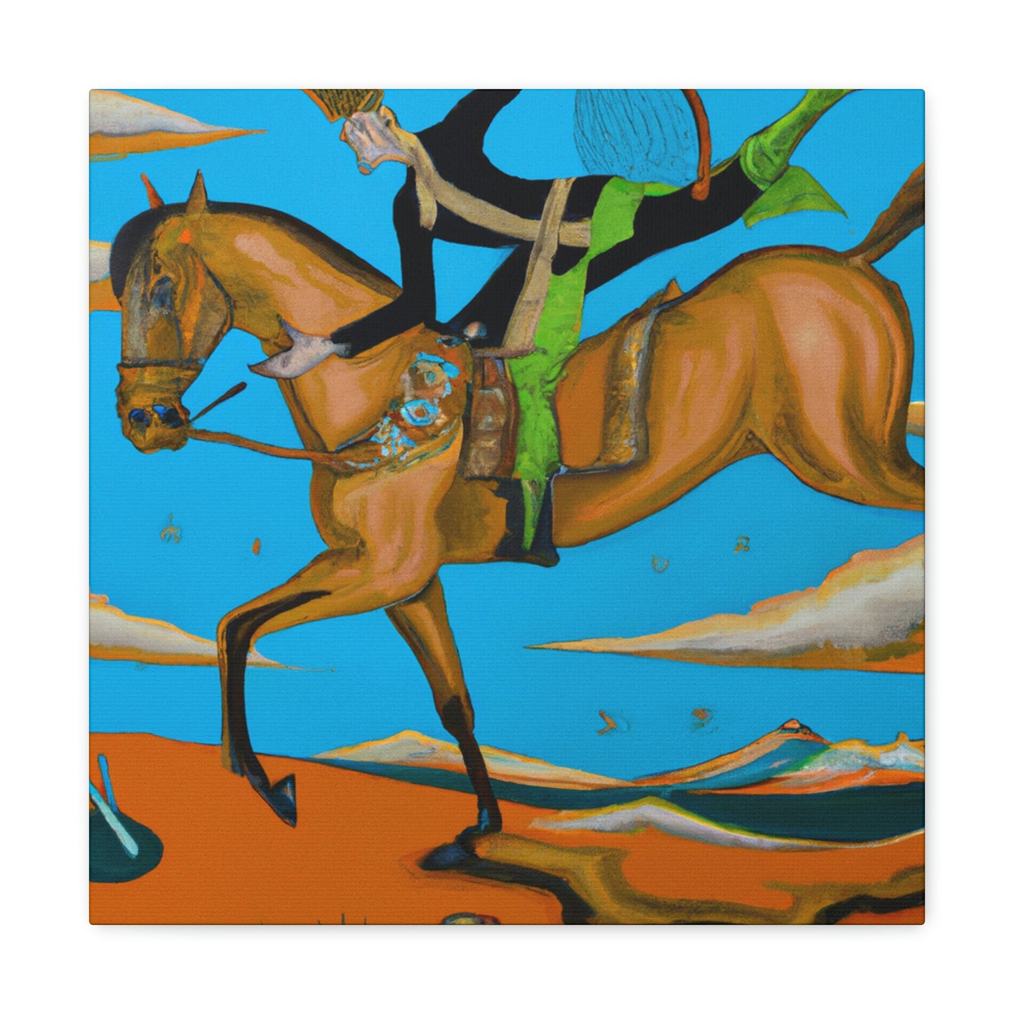 Cavalryman's Dream Vision - Canvas