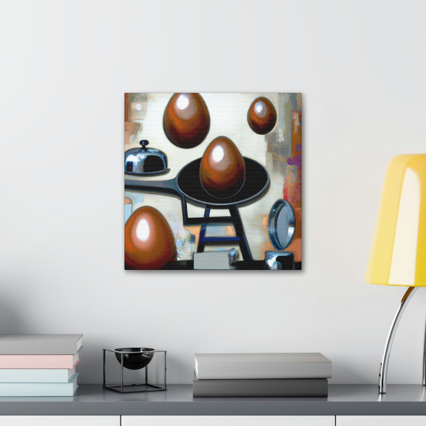 Eggs in Abstraction - Canvas