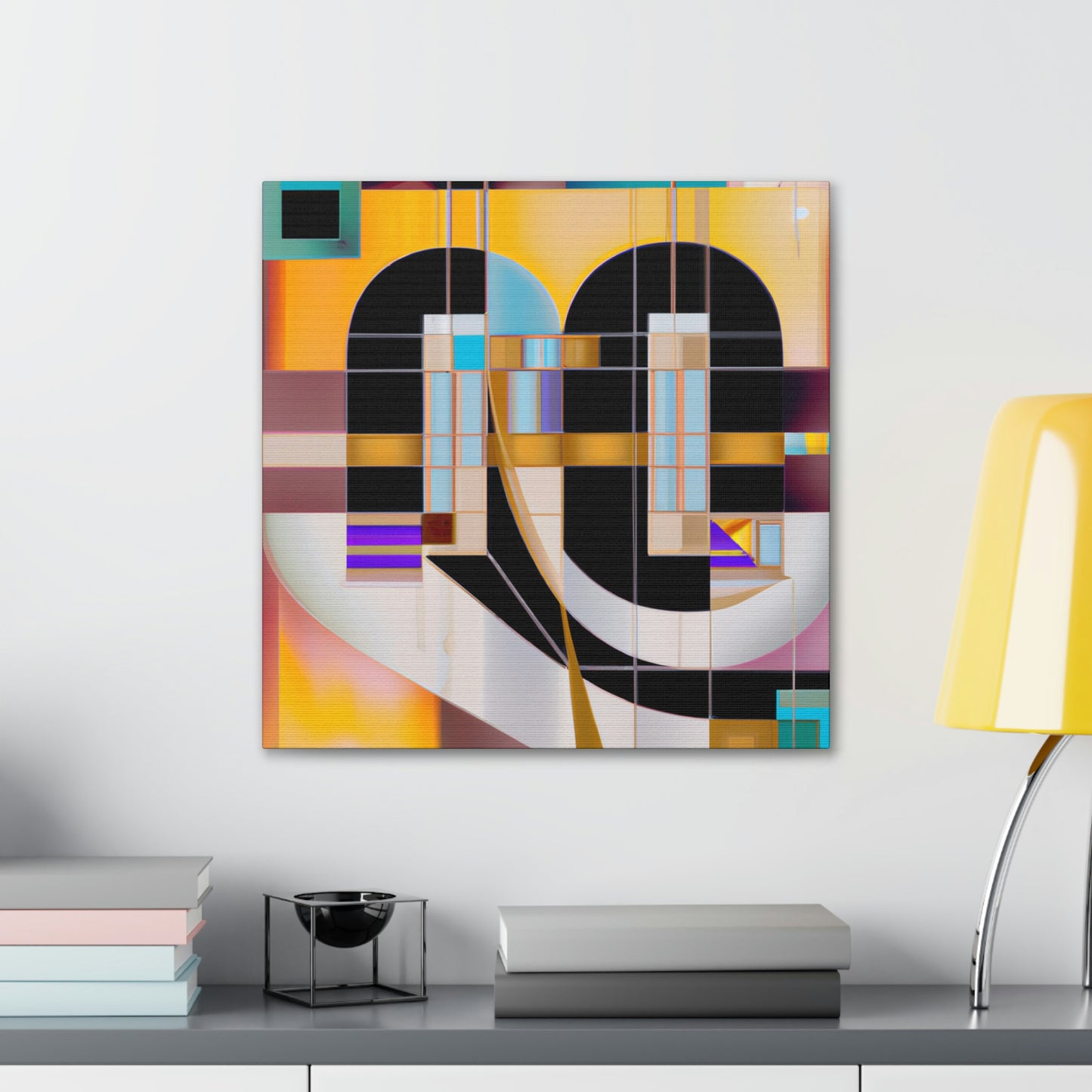 Gilded Jazz Brilliance - Canvas