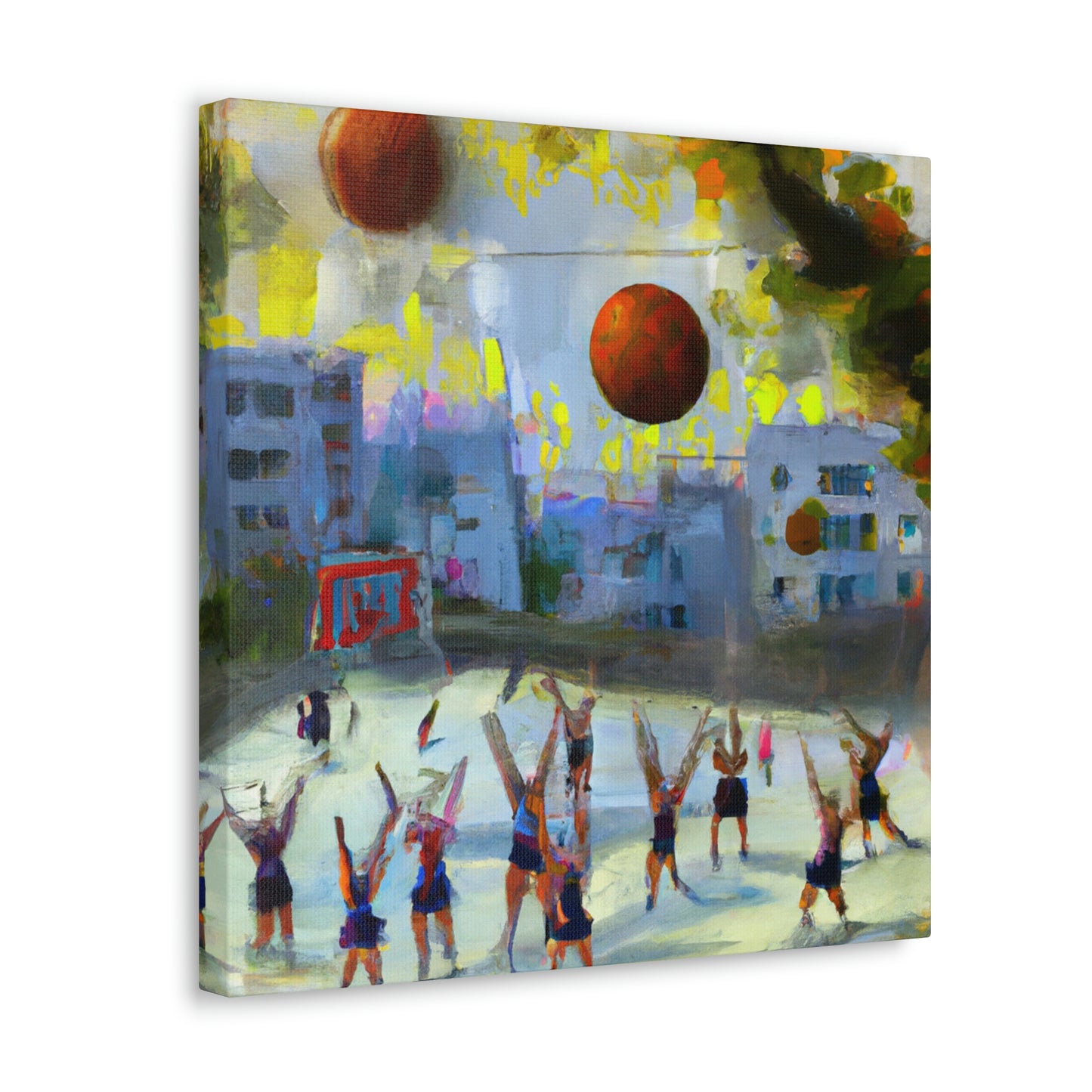 Volleyball Vibrancy Vitality - Canvas