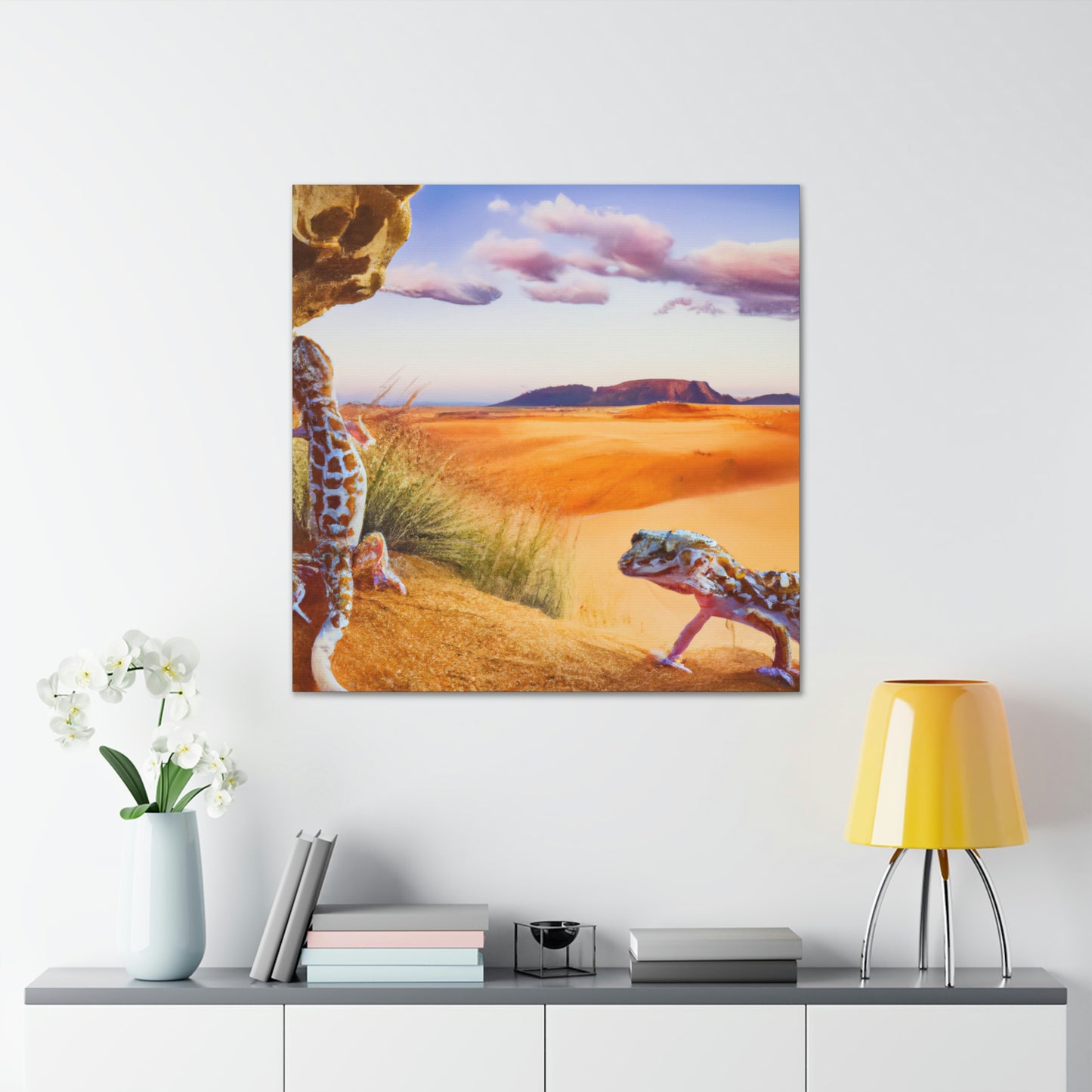 Dreamy Leopard Gecko - Canvas