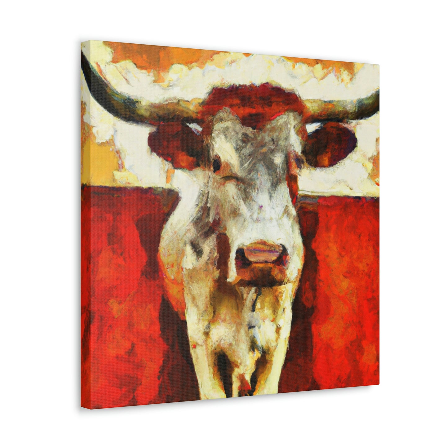 "Texas Longhorn Majesty" - Canvas