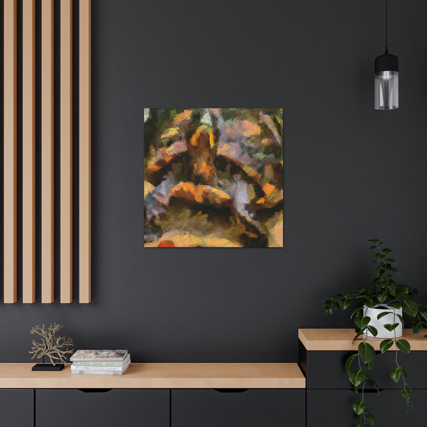 "Box Turtle Contemplation" - Canvas