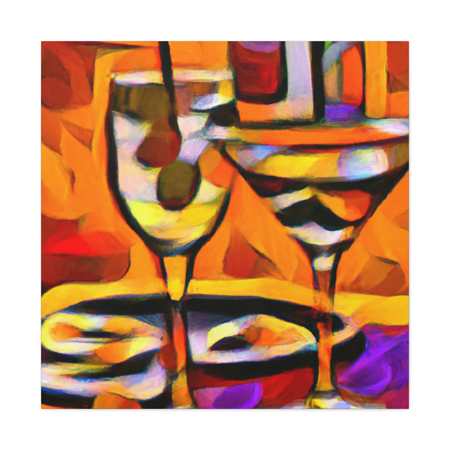 Boozy Brushstrokes - Canvas