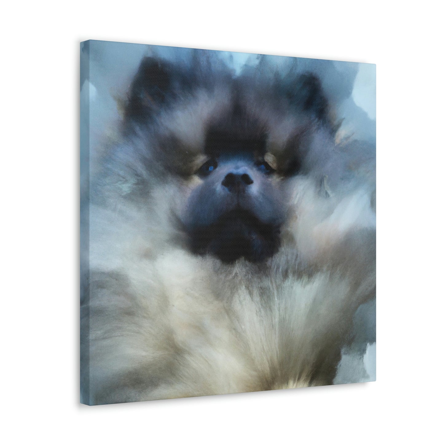 Keeshond in Abstract - Canvas