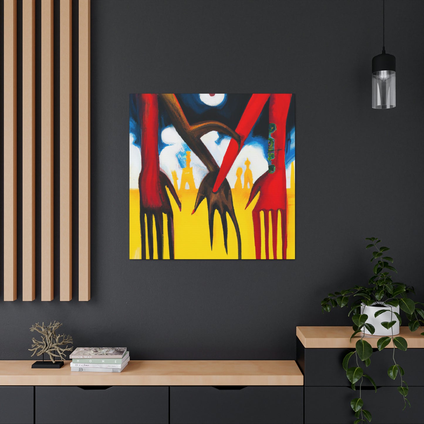 Unity in Hands Hold - Canvas