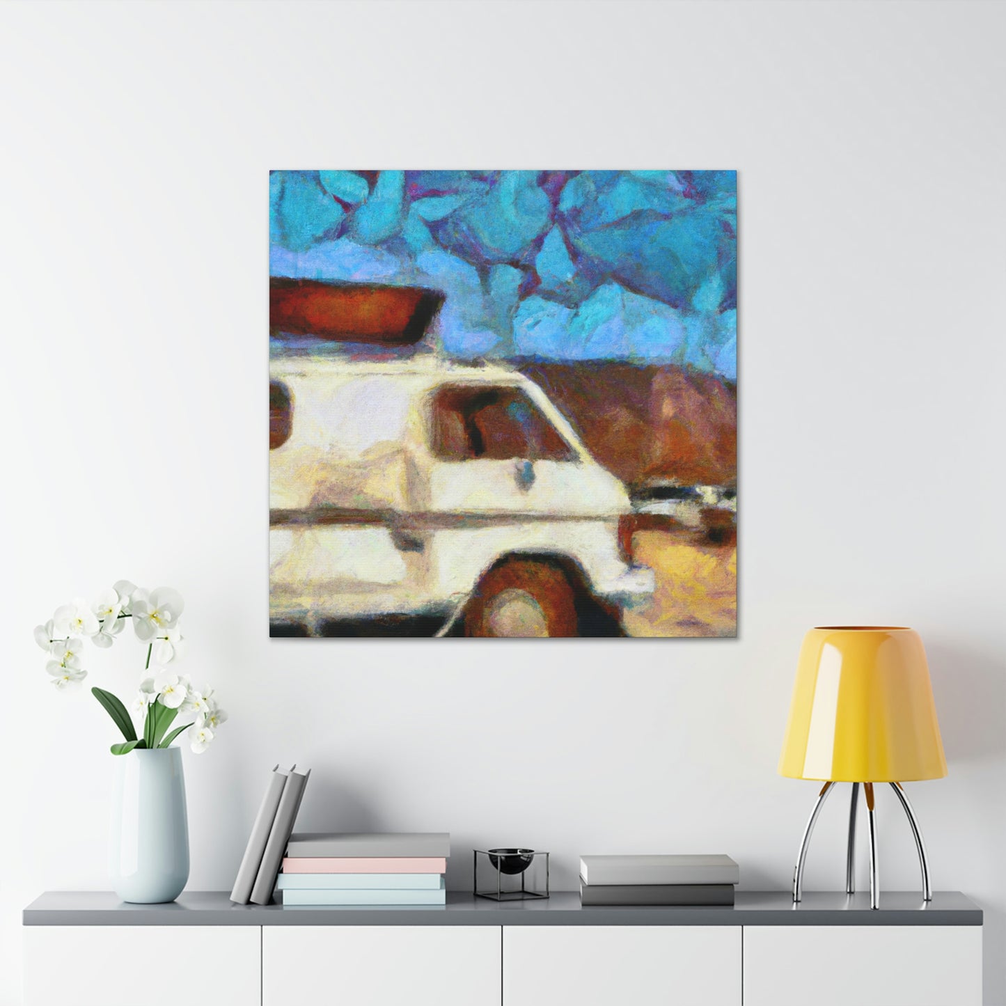 Van of Wanderlust - Canvas