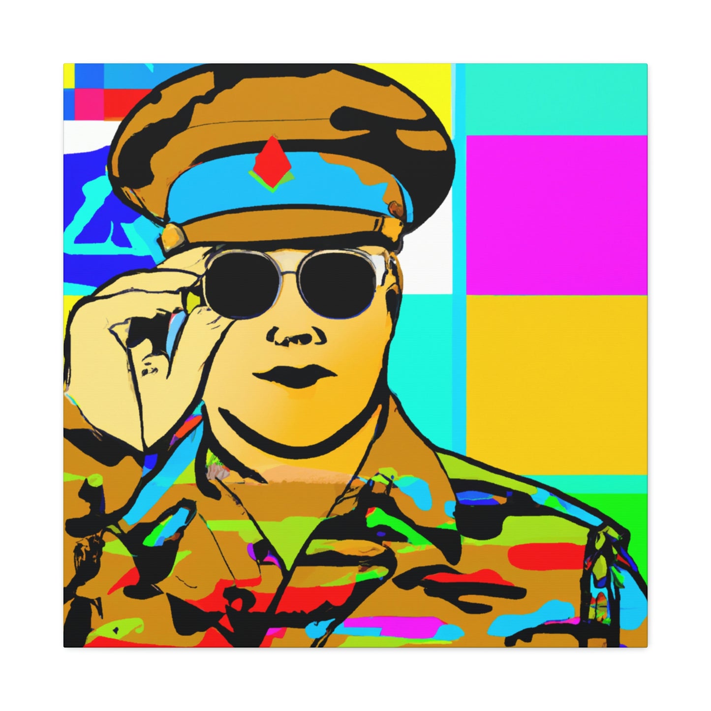 Supply Sergeant Pop Art - Canvas