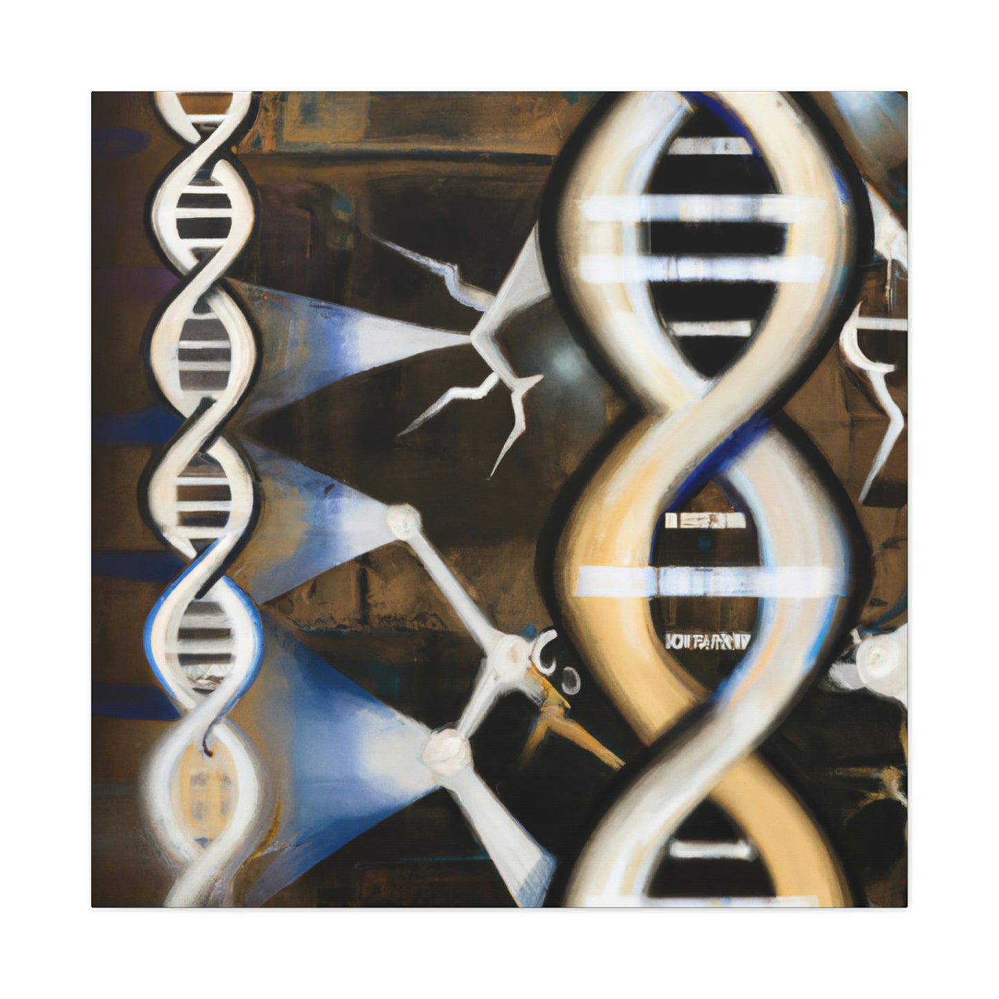 "Deco's DNA Vision" - Canvas