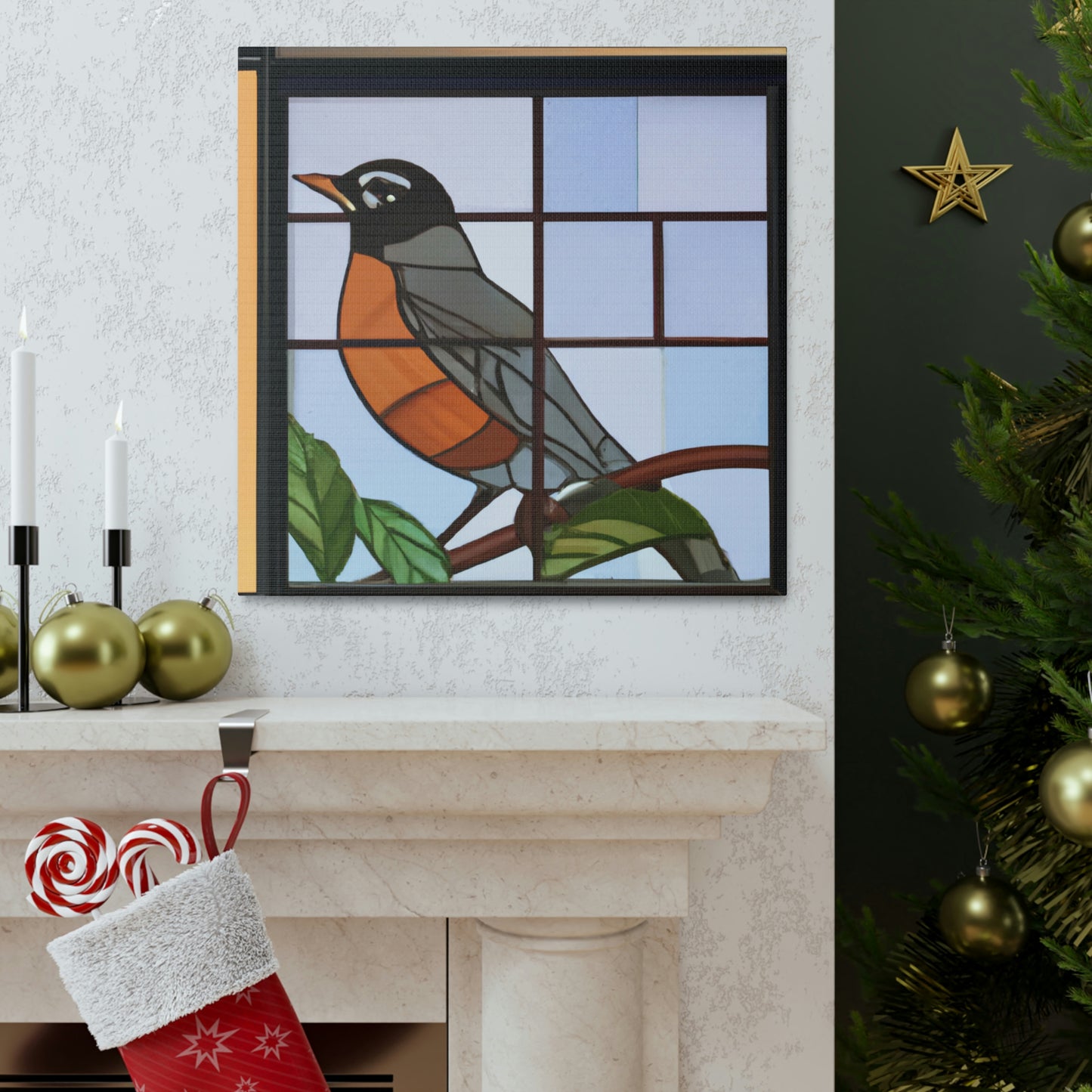 A Robin's Jazz Dance - Canvas