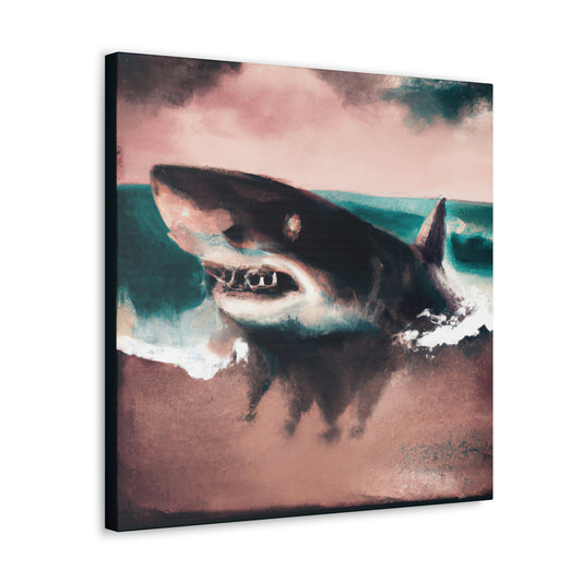 "Sharks in Reflection" - Canvas