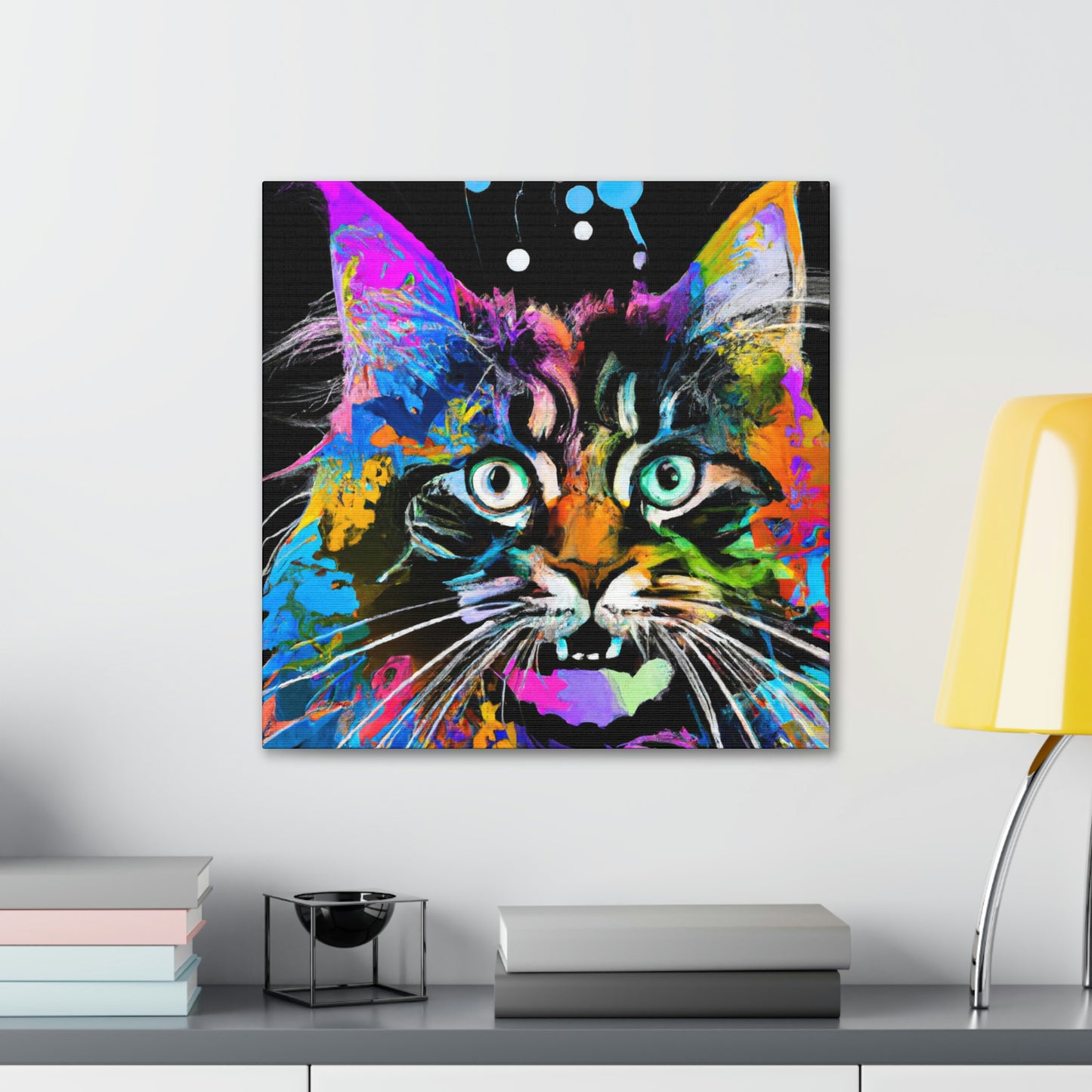 "Maine Coon Pop Art" - Canvas