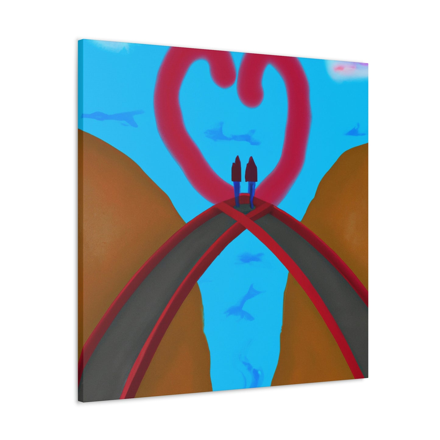 Love's Golden Bridges - Canvas