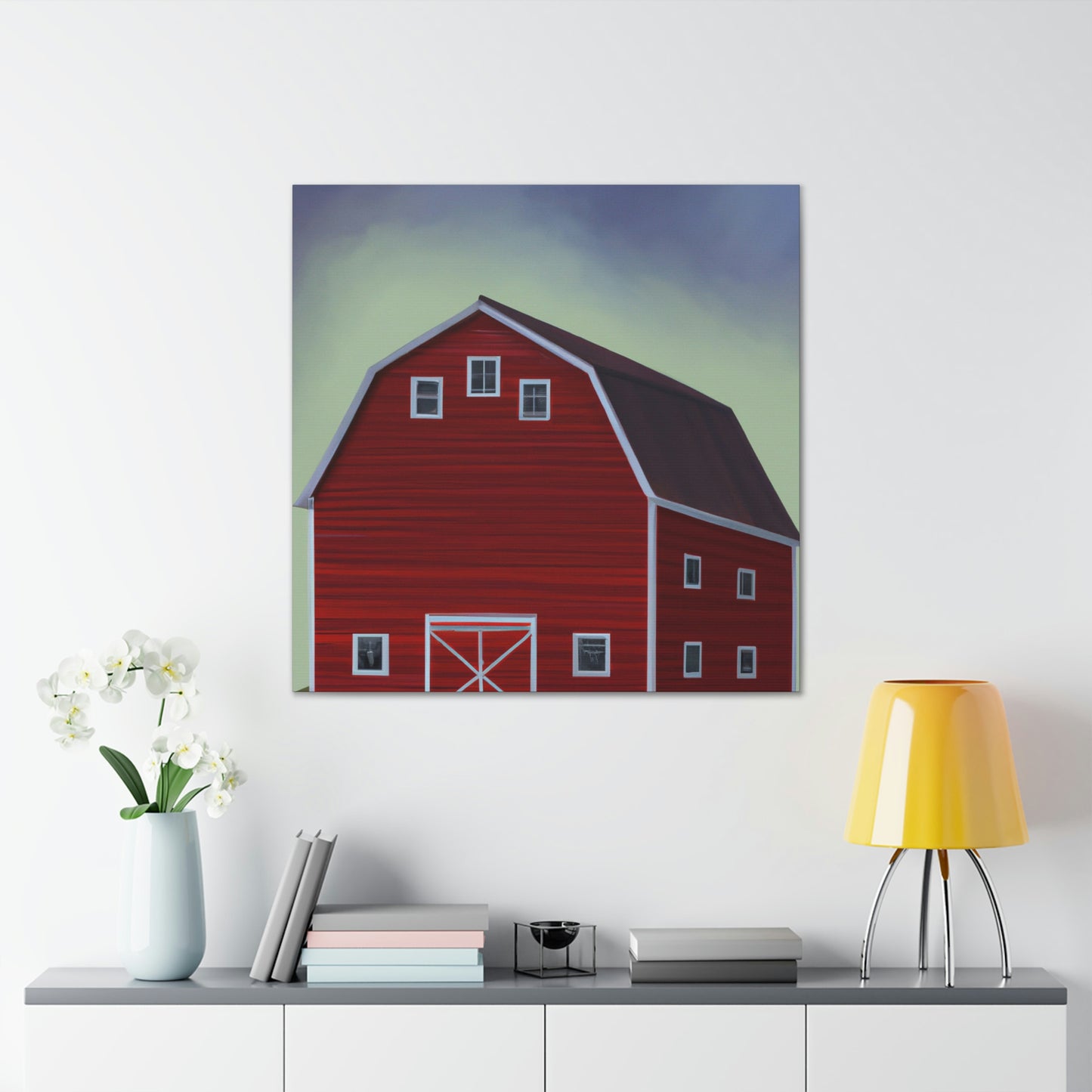 Barn In Monochrome. - Canvas