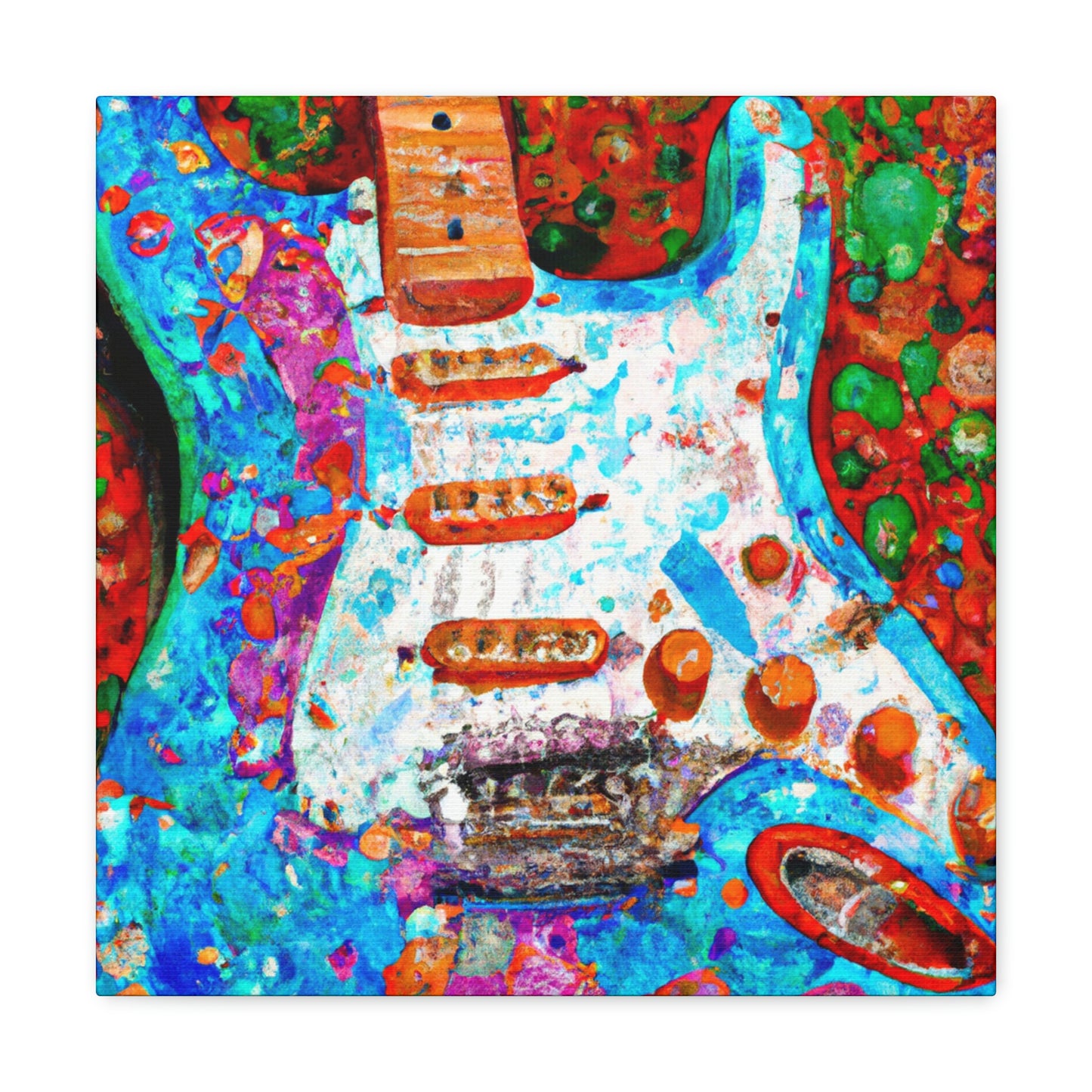 Fender's Expressionistic Vision - Canvas