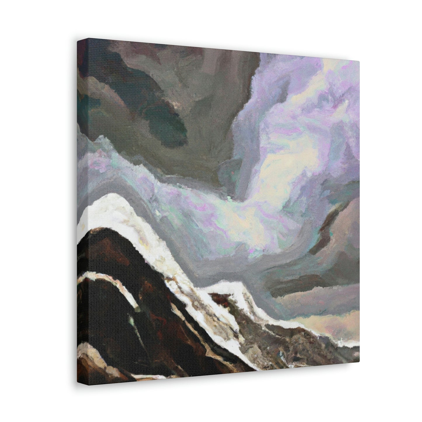 "Mountain Snowy Majesty" - Canvas