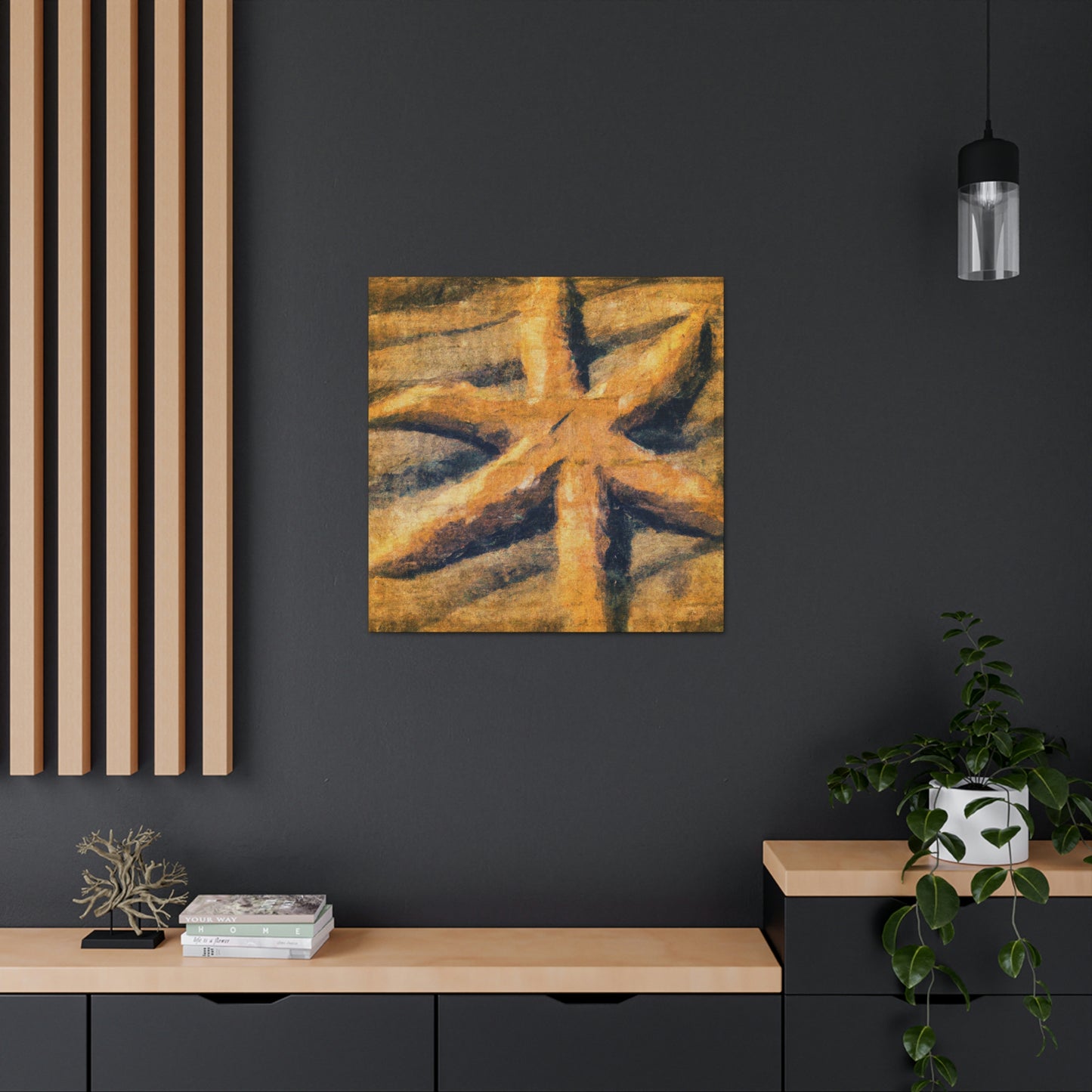 "Starfish Shimmer Shine" - Canvas