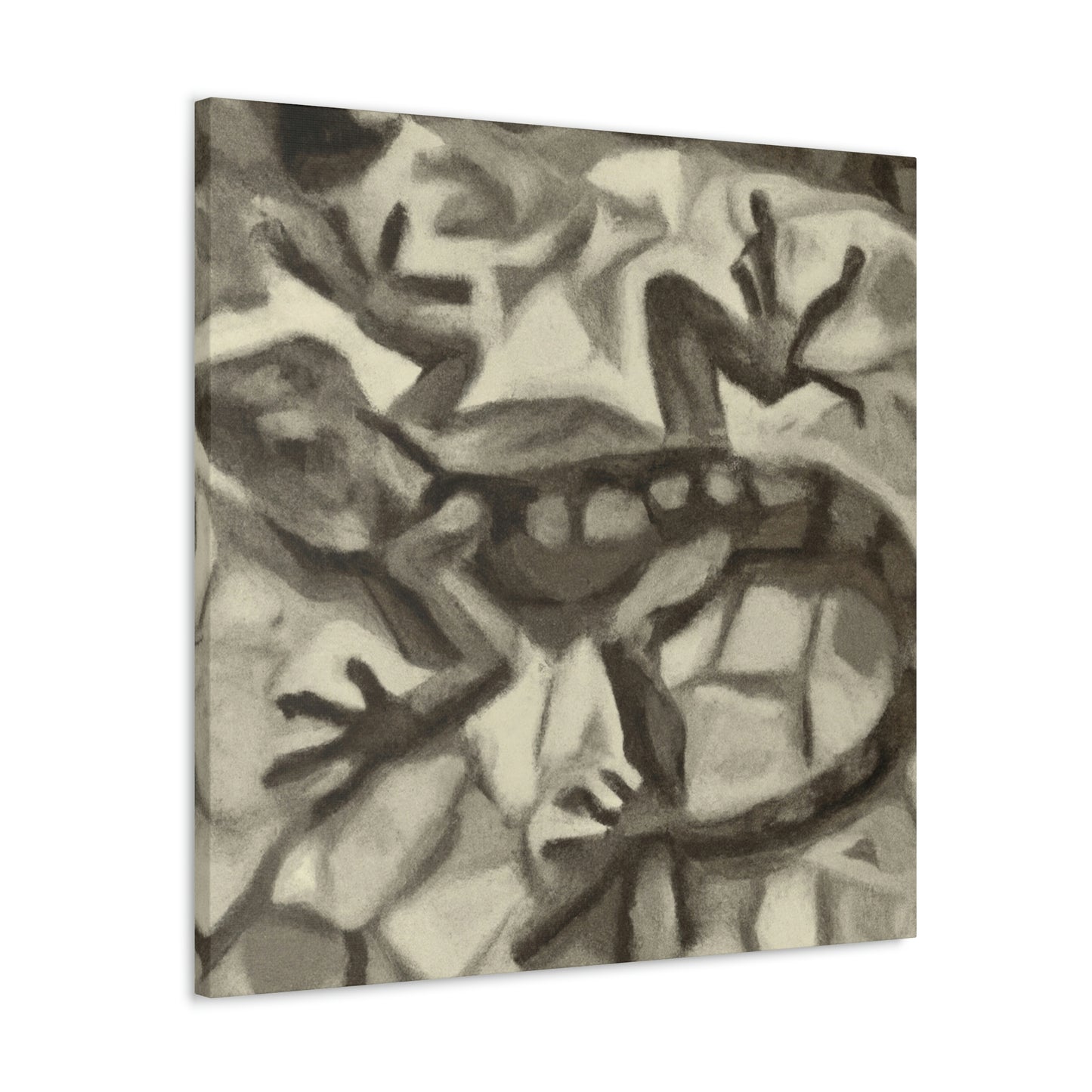 Lizard in Abstraction - Canvas