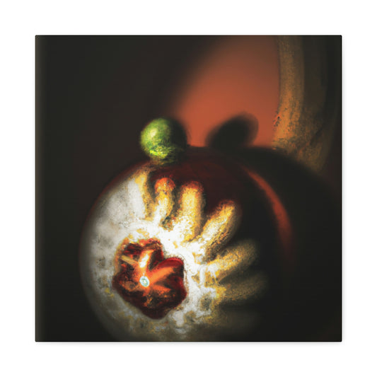 "Christmas Ornament Splendor" - Canvas