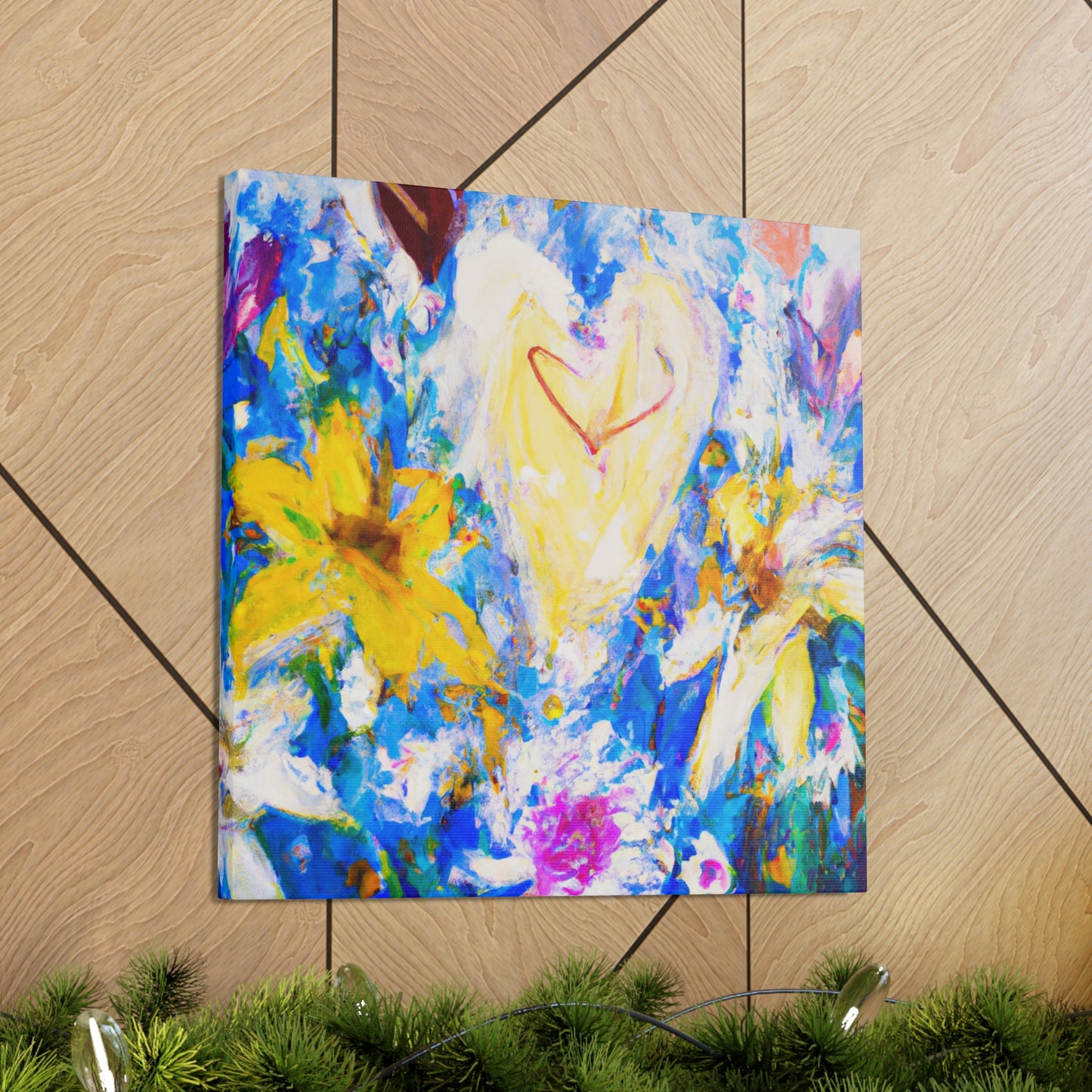 "Love Blossoms Forever" - Canvas