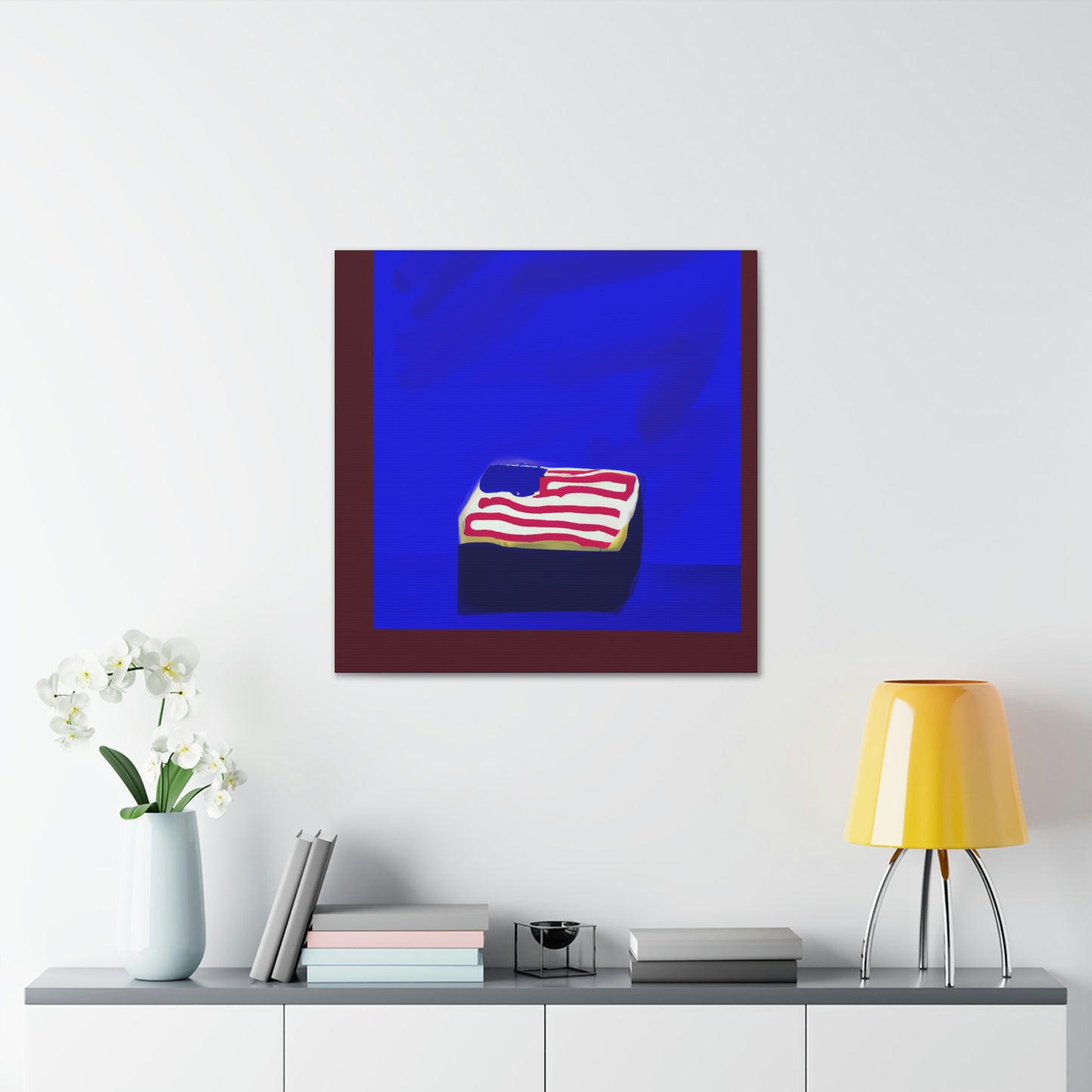 Red, White, Blue. - Canvas