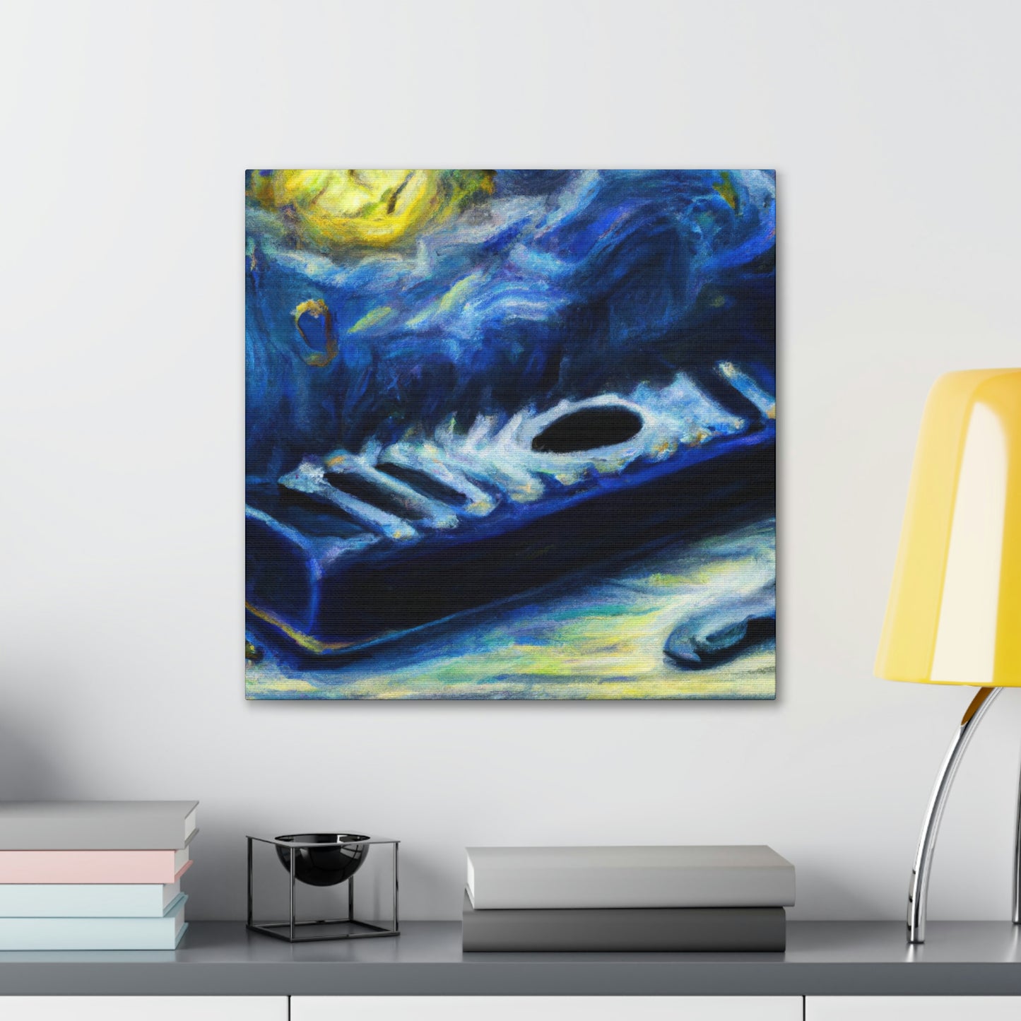 "Harmonious Harmonica Hues" - Canvas