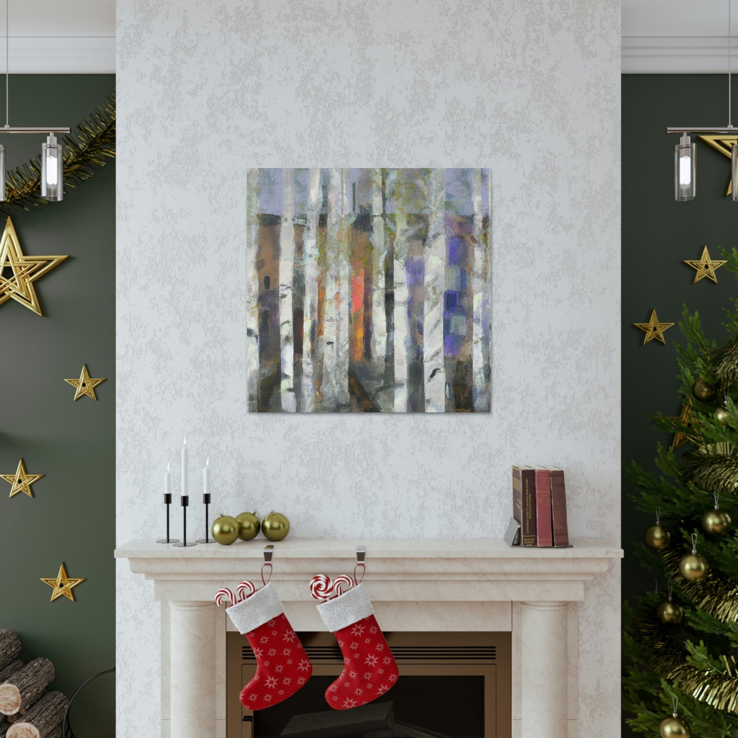 Birch Trees in Bloom - Canvas