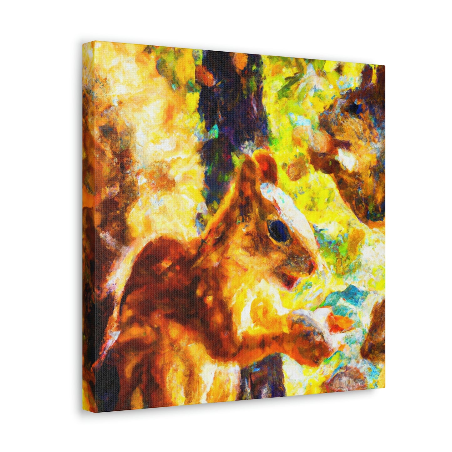 "Squirrels in Impressionism" - Canvas