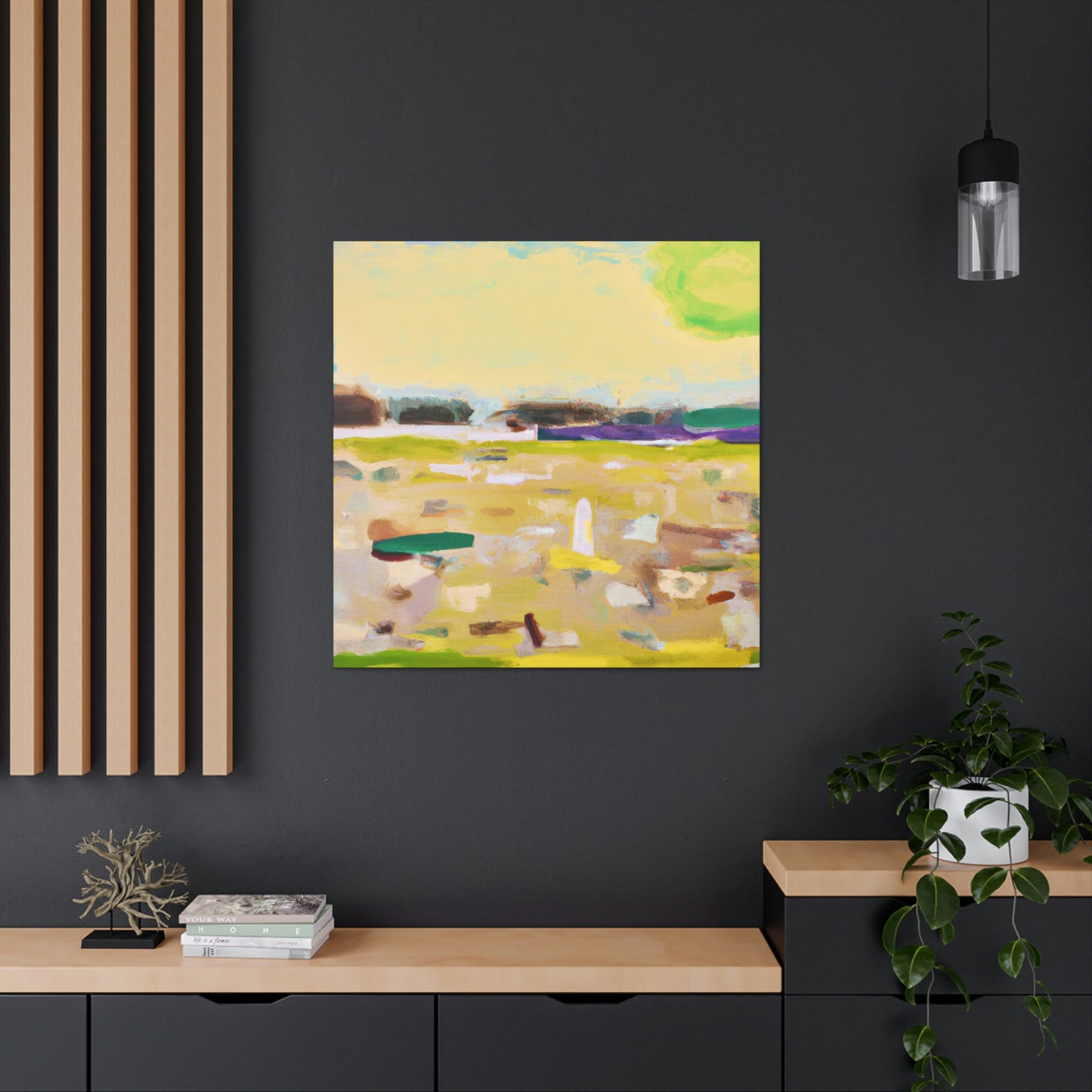 Bay Blissful Abstraction - Canvas