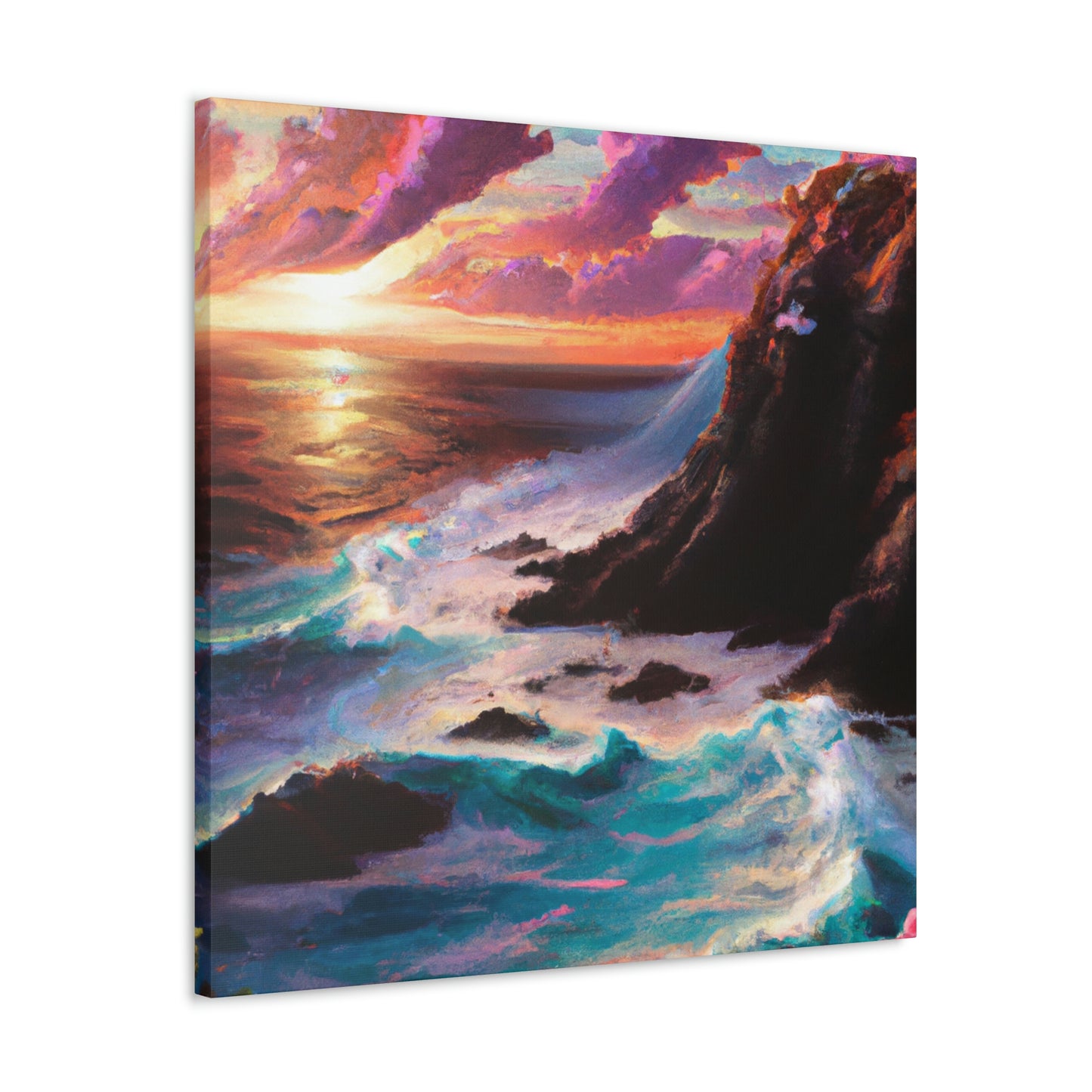 Sculpted Sublime Sunrise - Canvas