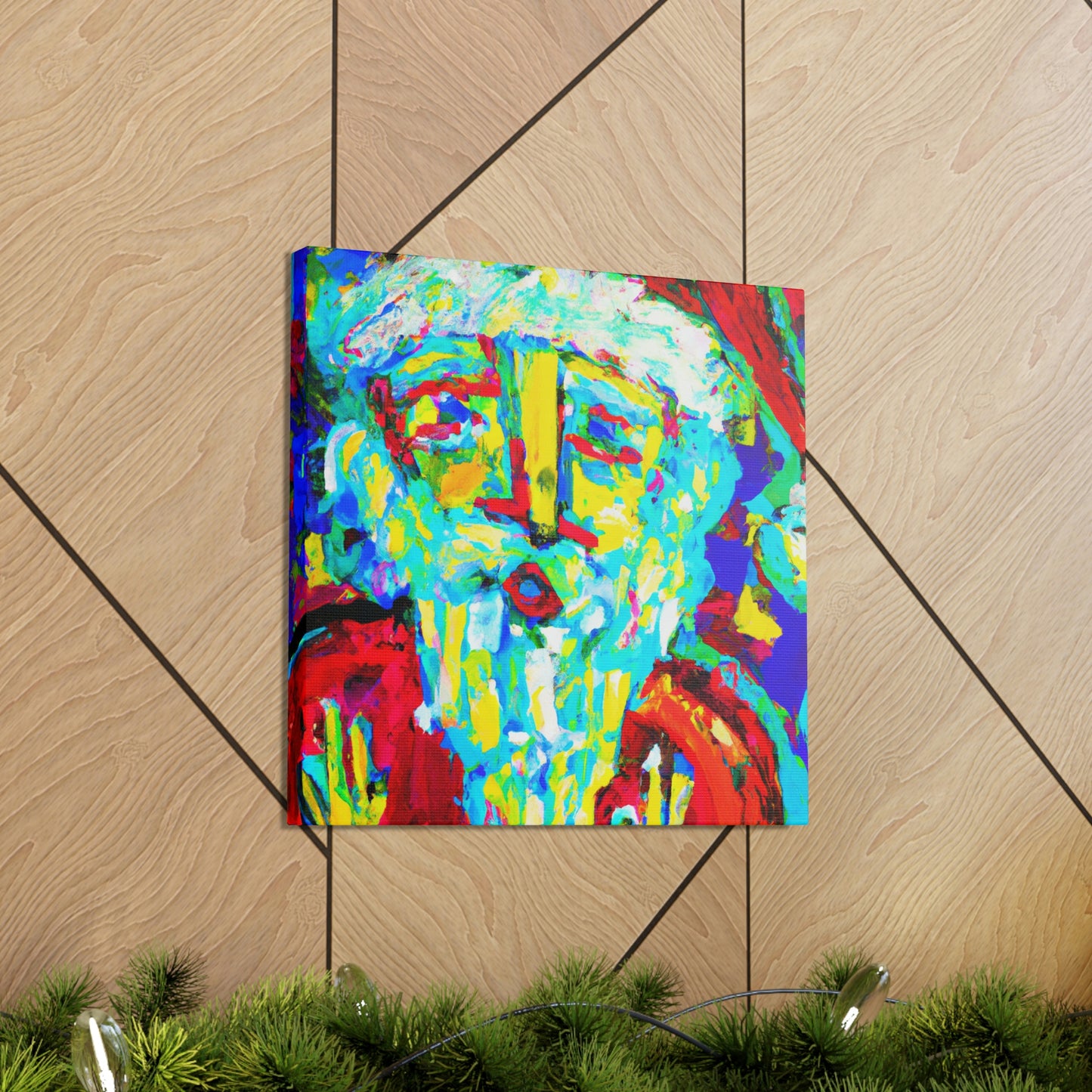 Santa in Expressionism - Canvas