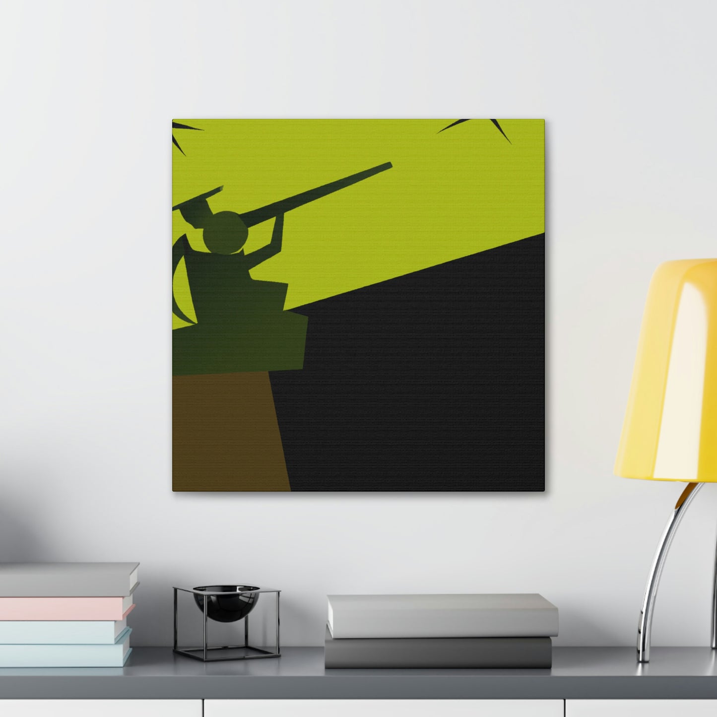 Sniper in Monochrome - Canvas