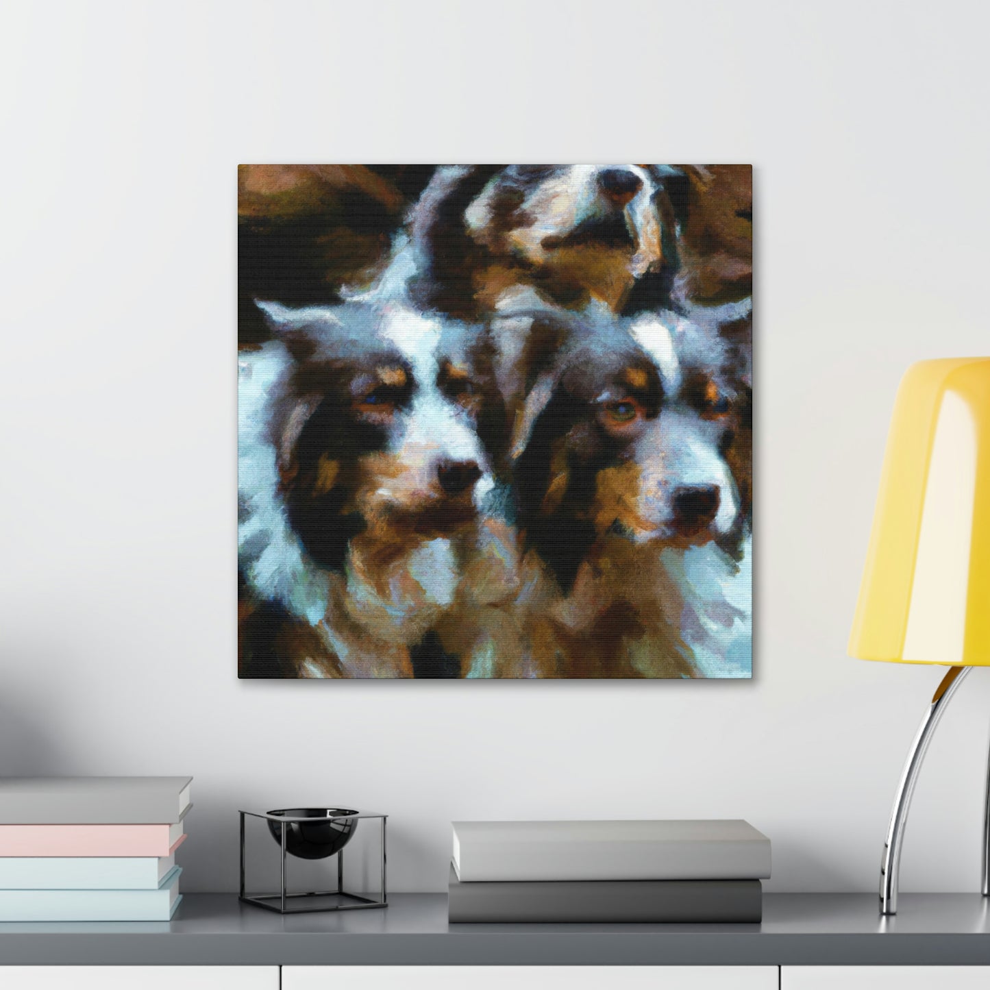 Australian Shepherd Solitude - Canvas