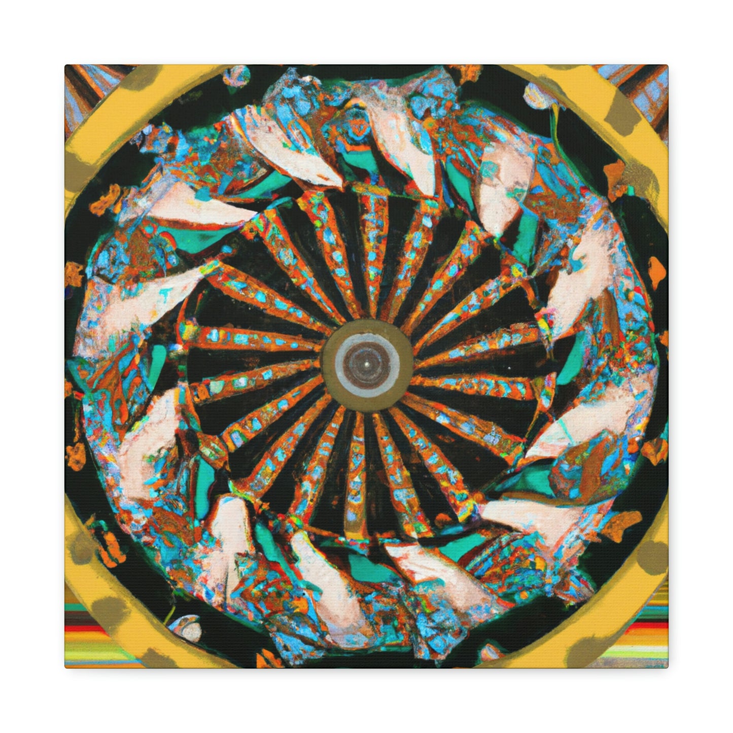 Wheels of Deco Beauty - Canvas