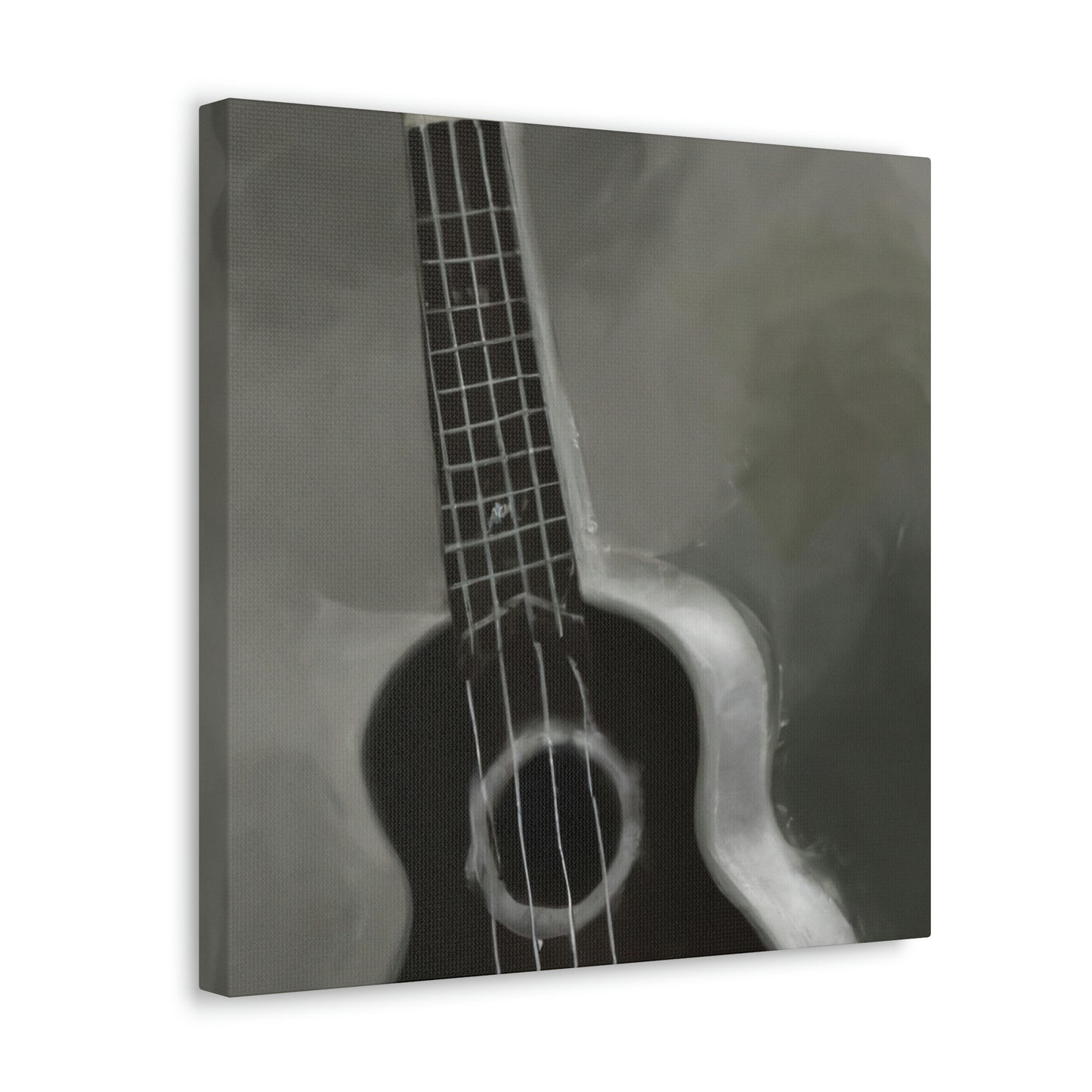 "Ukelele Night Serenade" - Canvas