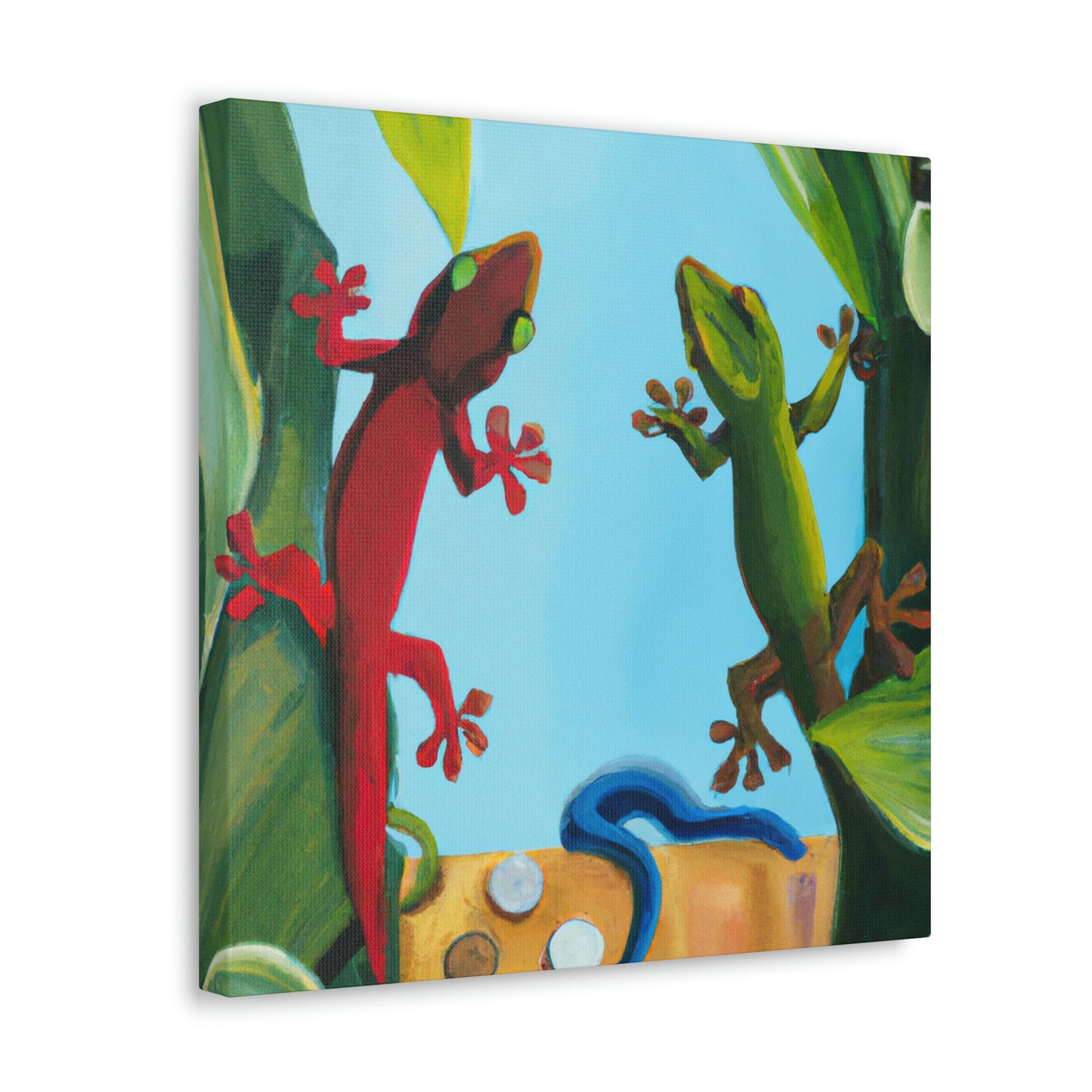 "Geckos on Canvas" - Canvas