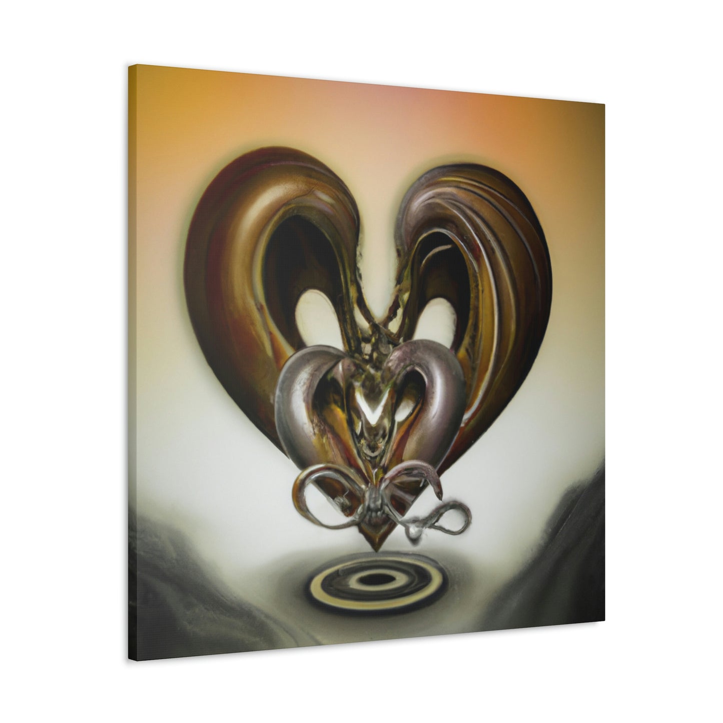 Intertwined Hearts Unite - Canvas