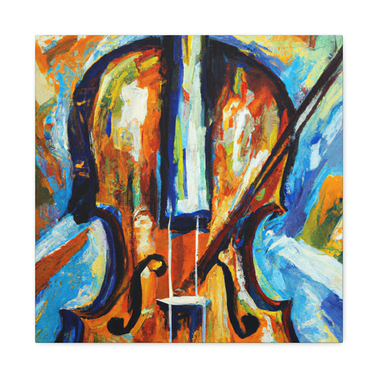 "Music of Expressionism Violin" - Canvas