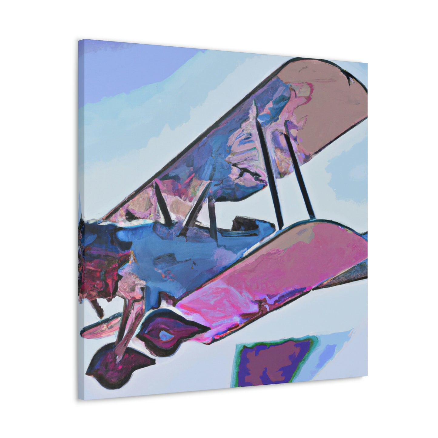 Vintage Airplane Glory - Canvas