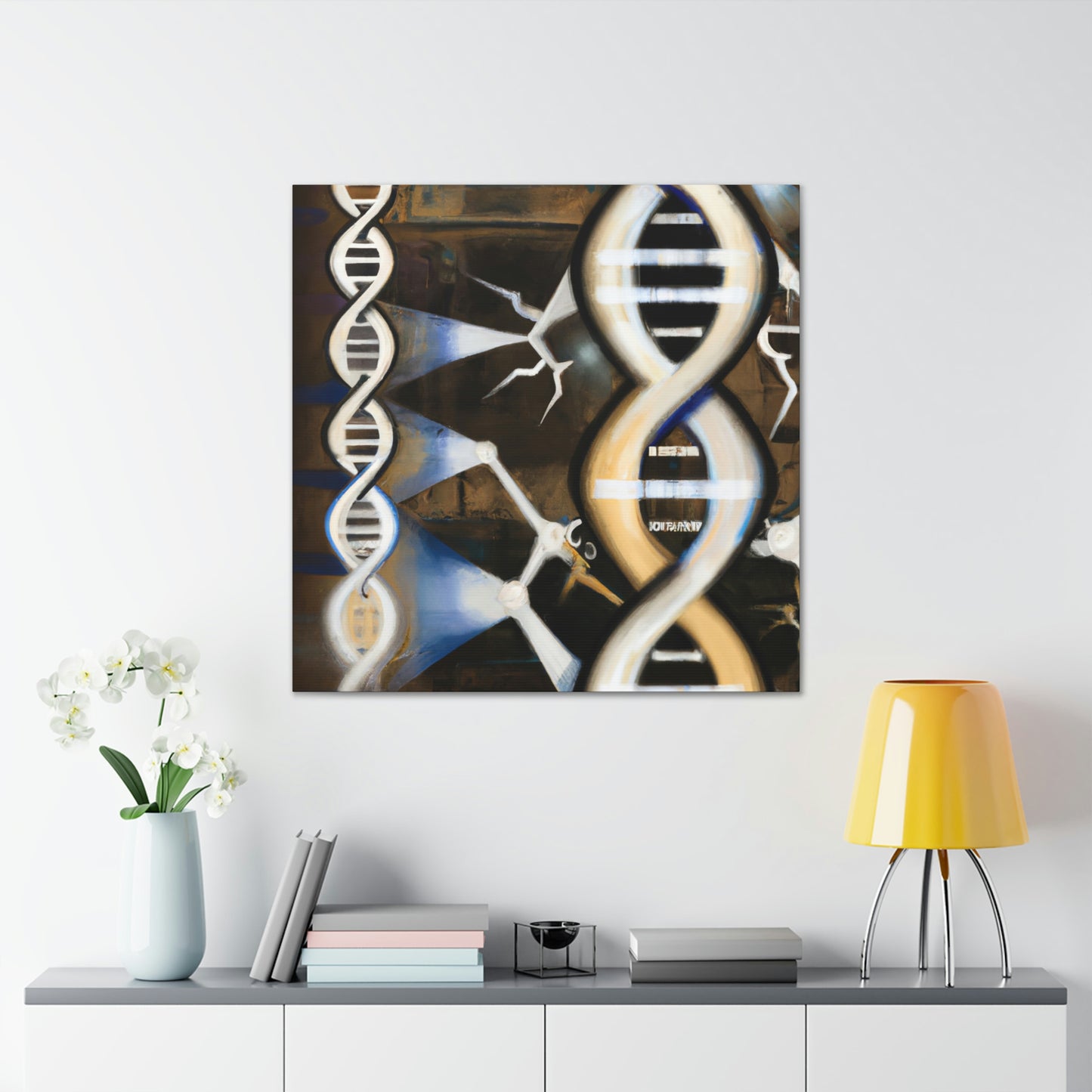 "Deco's DNA Vision" - Canvas