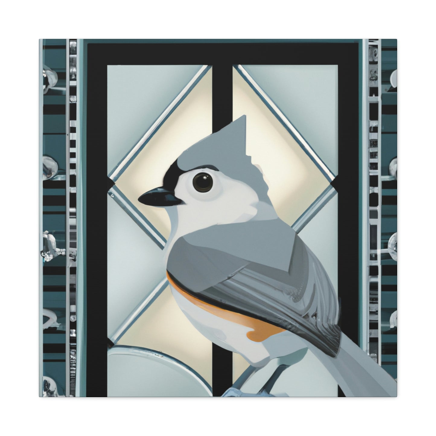 "Tufted Twenties Titmouse" - Canvas